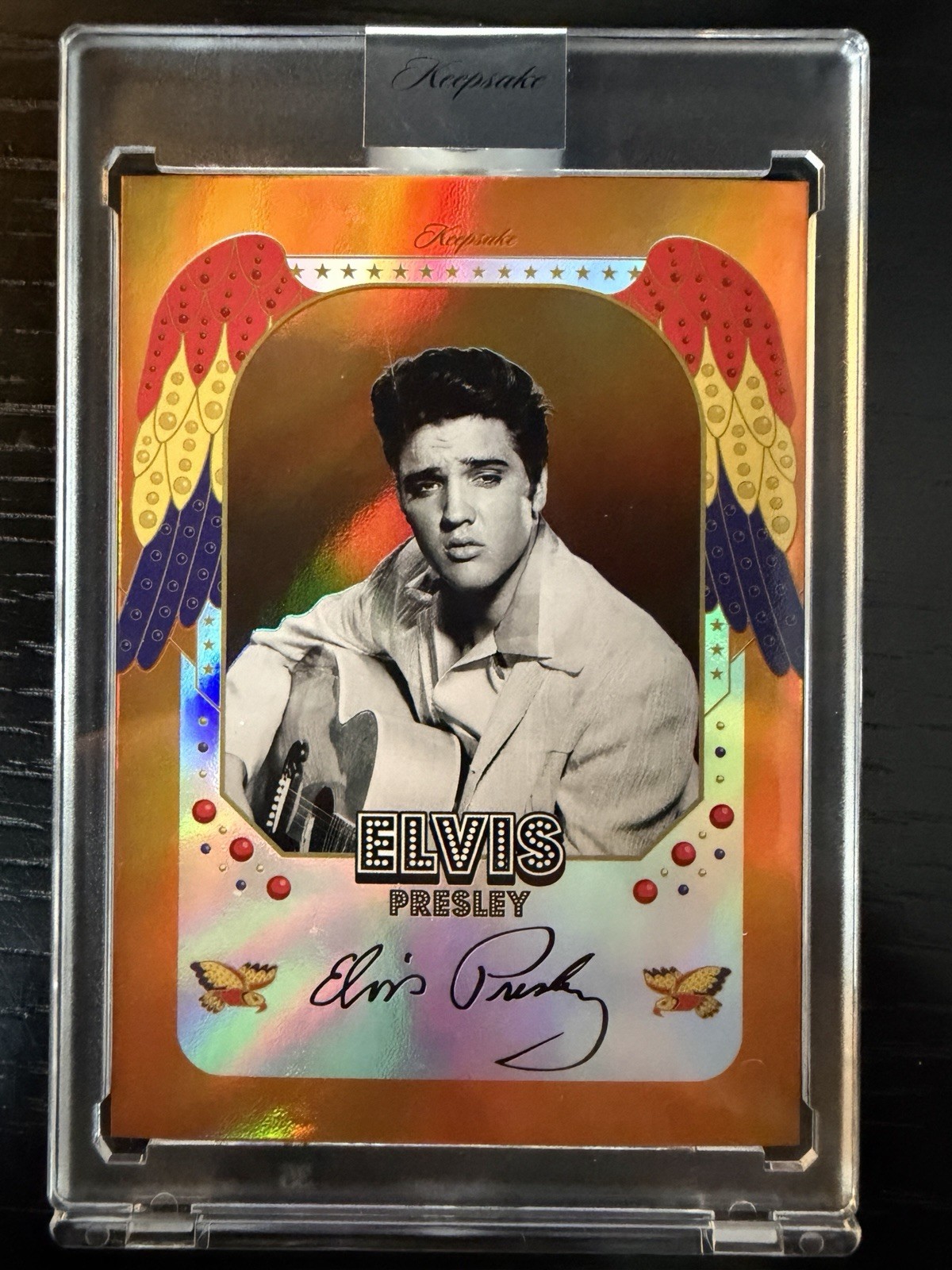 2026 Keepsake Elvis Presley Signagraph #37 17/50 Orange Foil Sealed RARE 2026 Keepsake Elvis Presley Signagraph #37 17/50 Orange Foil Sealed RARE
