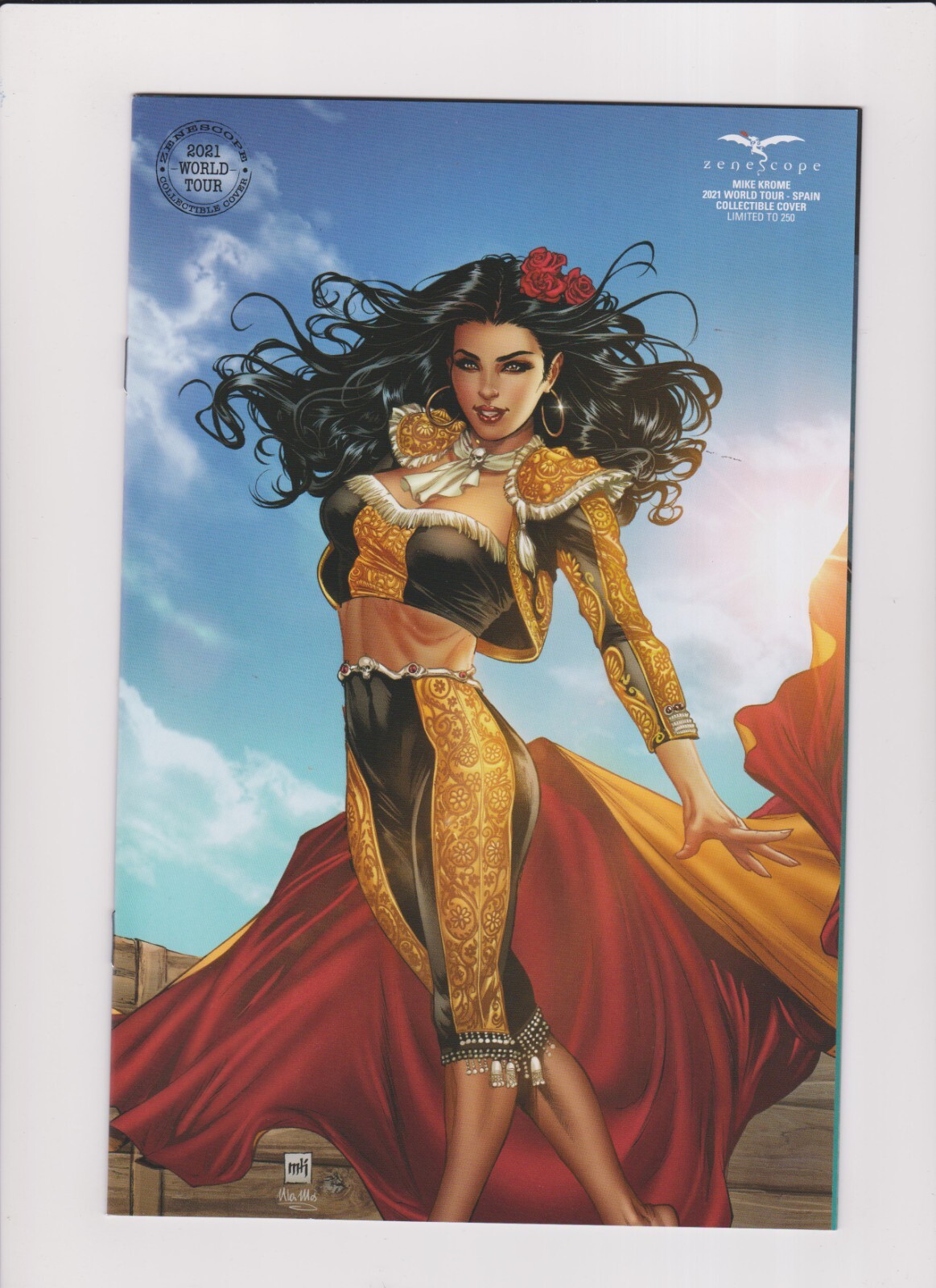 Robyn Hood Iron Maiden 2021 World Tour - Spain Collectible Cover LE: 250 Robyn Hood Iron Maiden 2021 World Tour - Spain Collectible Cover LE: 250