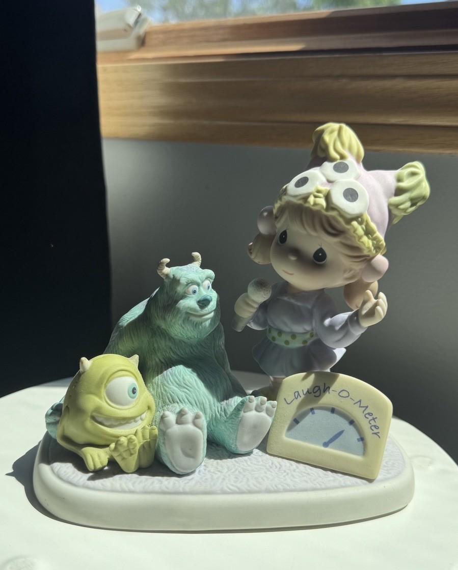 Precious Moments “Laughter Gives Friends The Power To Share” Disney Monsters Inc