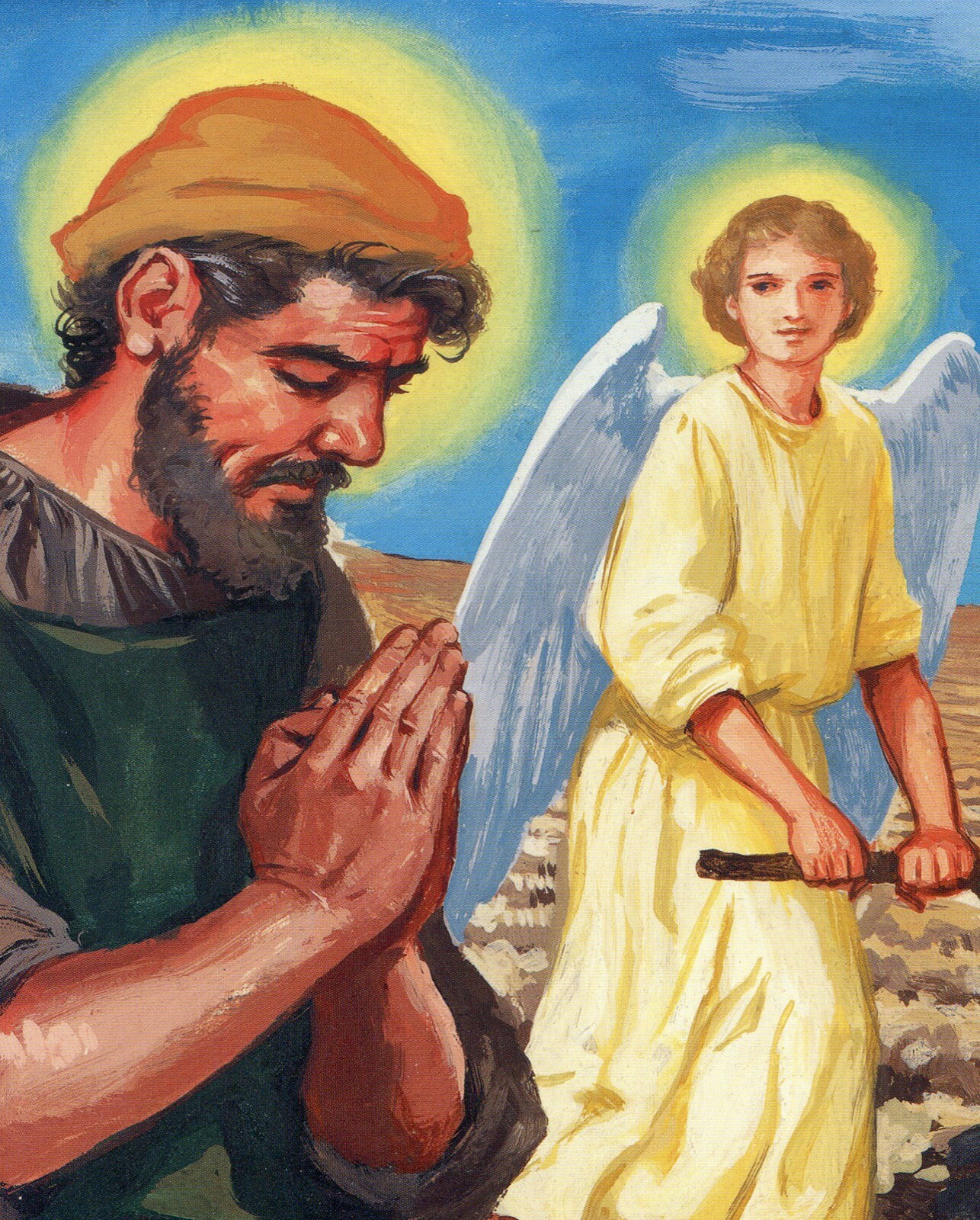 Catholic print picture-  St Isidore N  -   8\