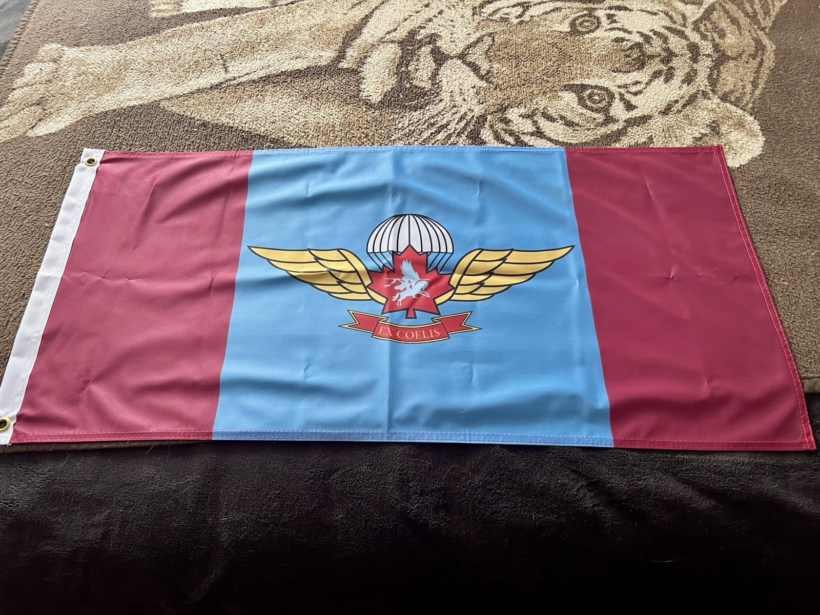 Canadian Army - Canadian Army Advanced Warfare Centre Camp Flag 18 X 36 Grommets