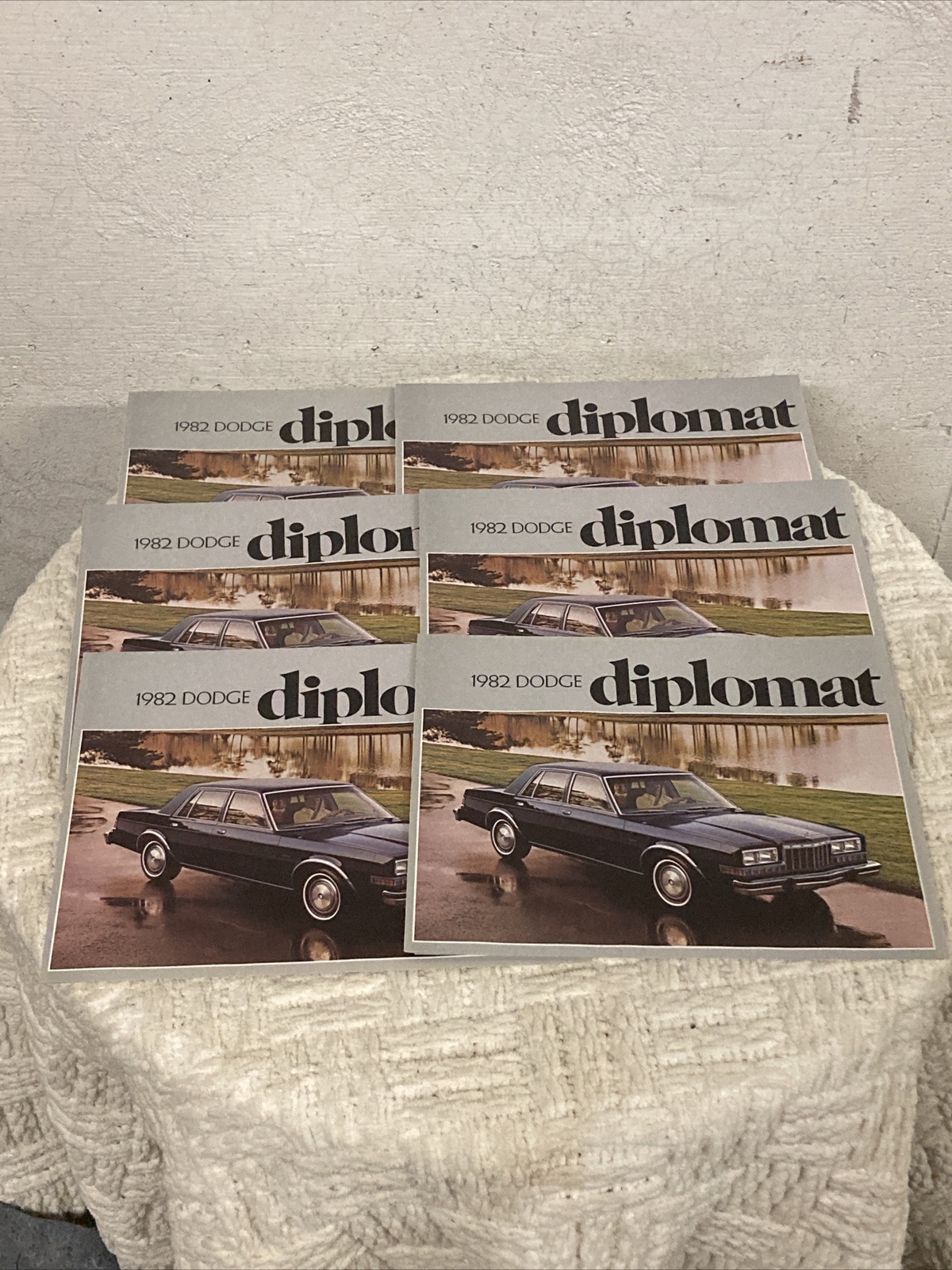 (6) NOS 1982 Dodge Diplomat Advertising Manual Lot *RARE* (6) NOS 1982 Dodge Diplomat Advertising Manual Lot *RARE*