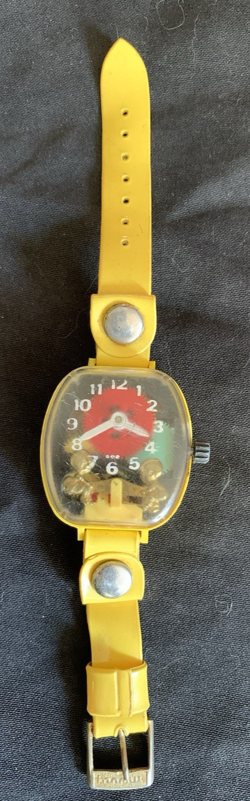 Wind-Up See-Saw Wrist Watch Merry Manufacturing Vintage Mechanical Teeter Totter