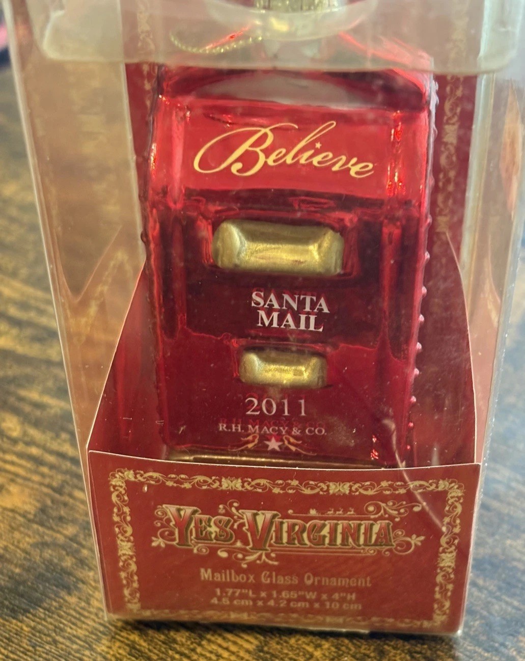 MACY’S “Yes Virginia” Ornament **NEW IN BOX** MACY’S “Yes Virginia” Ornament **NEW IN BOX**