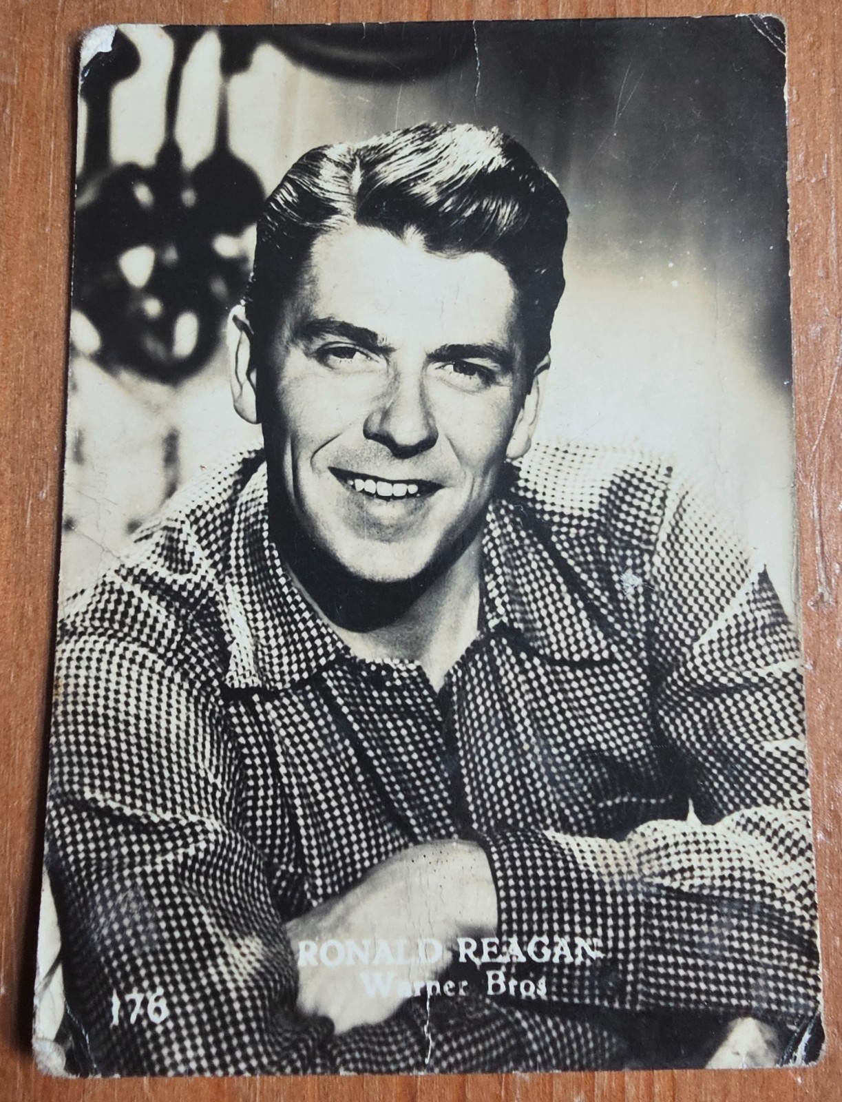 1950s Belgian Chewing Gum #176 Ronald Reagan Card USA President Film Star Rare 1950s Belgian Chewing Gum #176 Ronald Reagan Card USA President Film Star Rare