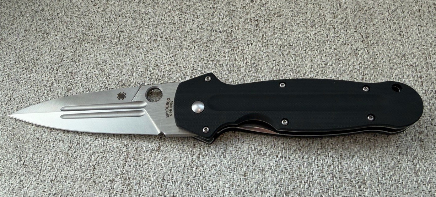 SPYDERCO C215GP EUROEDGE CPM-S30V SATIN BLADE Not used no box SPYDERCO C215GP EUROEDGE CPM-S30V SATIN BLADE Not used no box