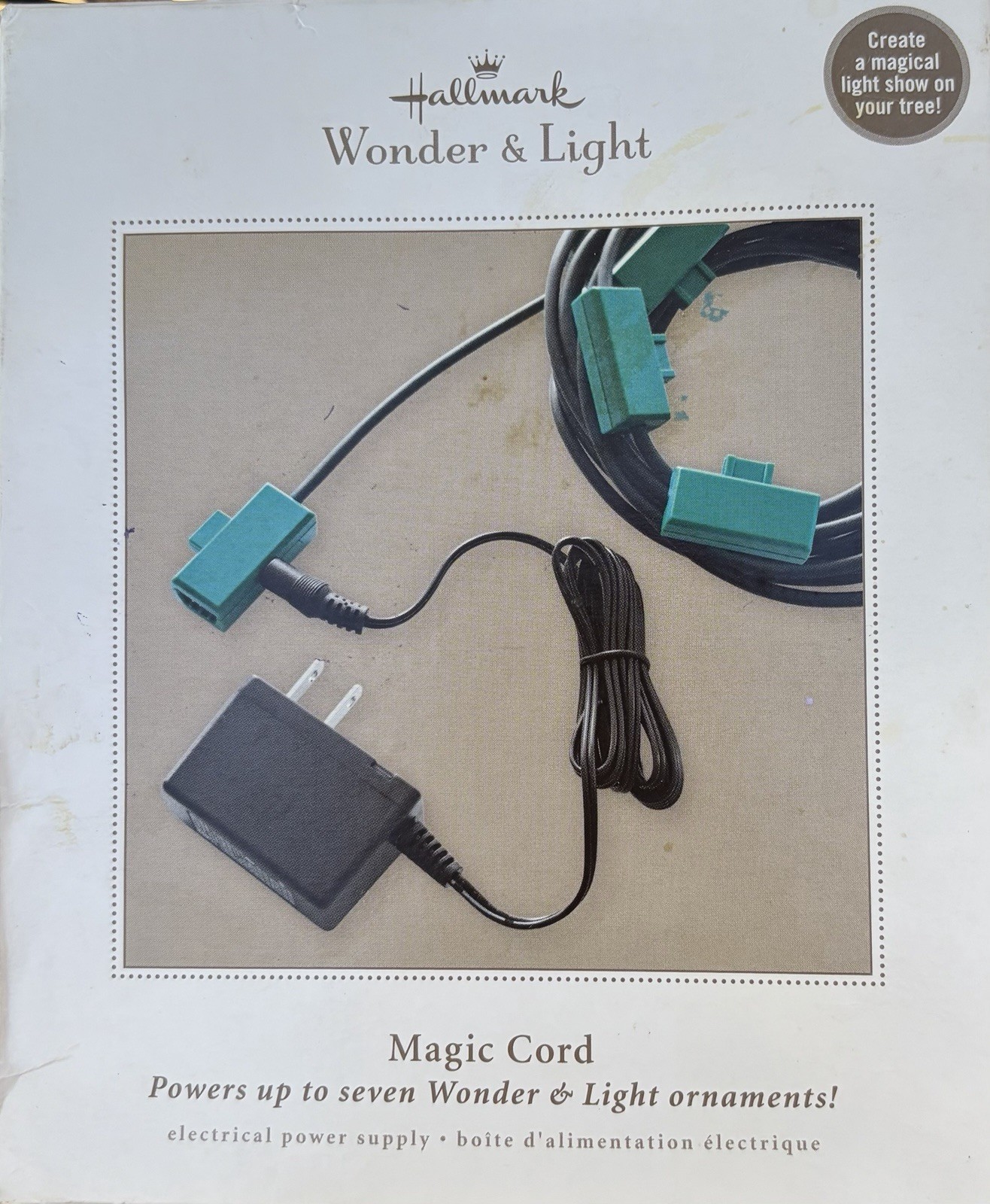 Hallmark Keepsake Wonder and Light Magic Cord Powers 7 Ornaments