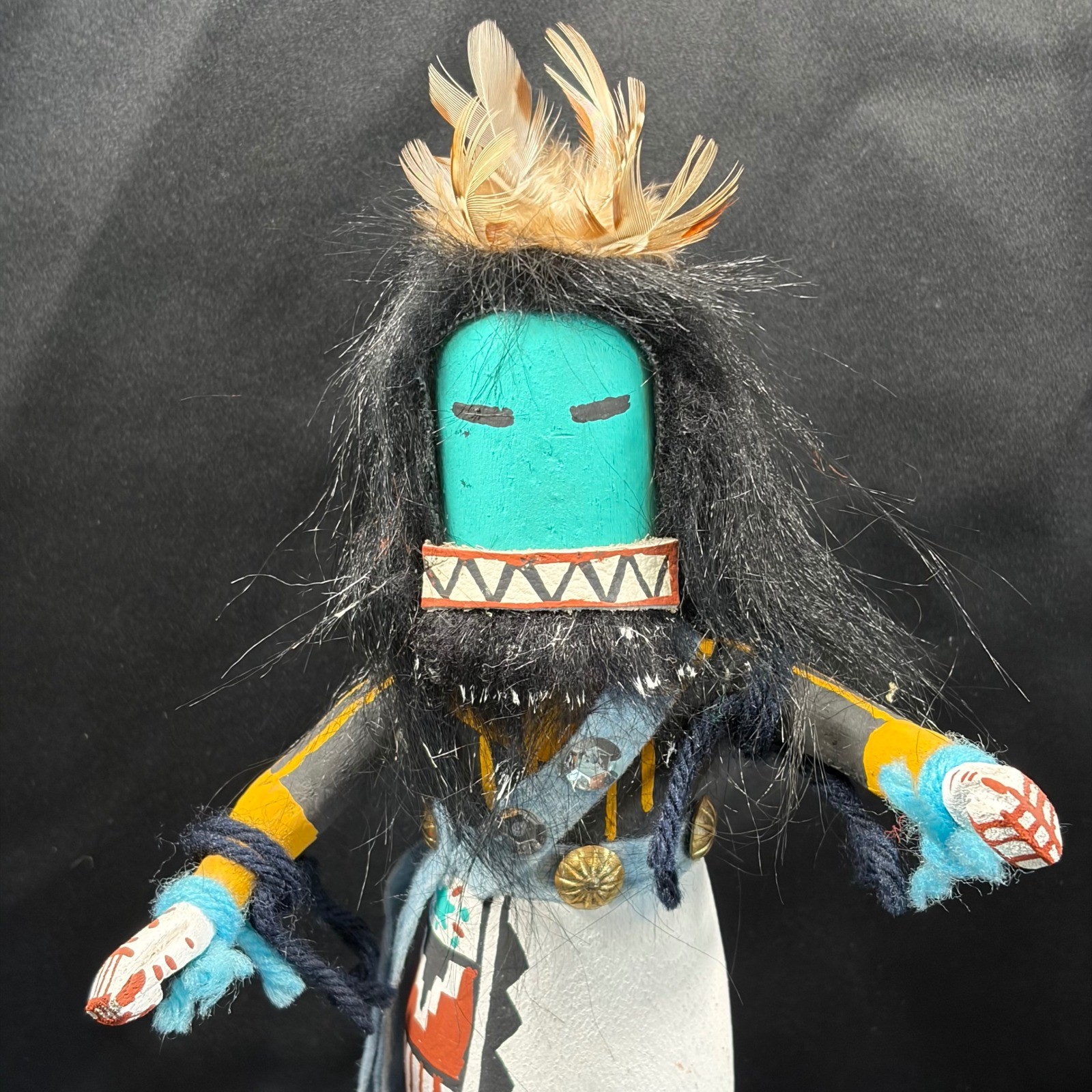 Virgil Long Hopi Long Hair Katsina Doll 10