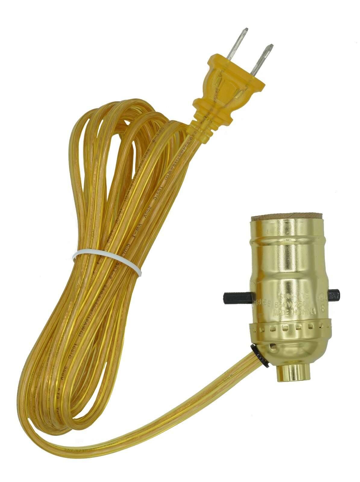 Creative Hobbies M995G Instant Lamp Kit - Gold Lamp Socket Wired to GoldCord Creative Hobbies M995G Instant Lamp Kit - Gold Lamp Socket Wired to GoldCord