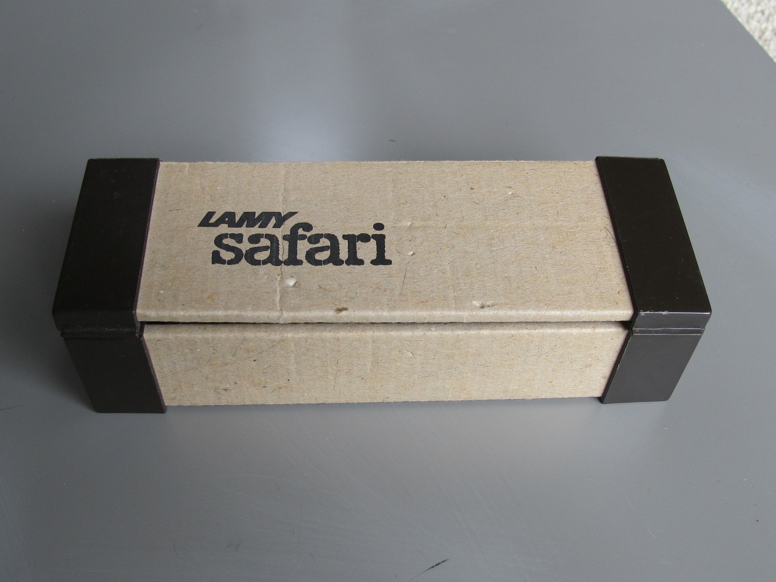 Vintage, Lamy Safari mechanical pencil, charcoal, with box, cap is missing