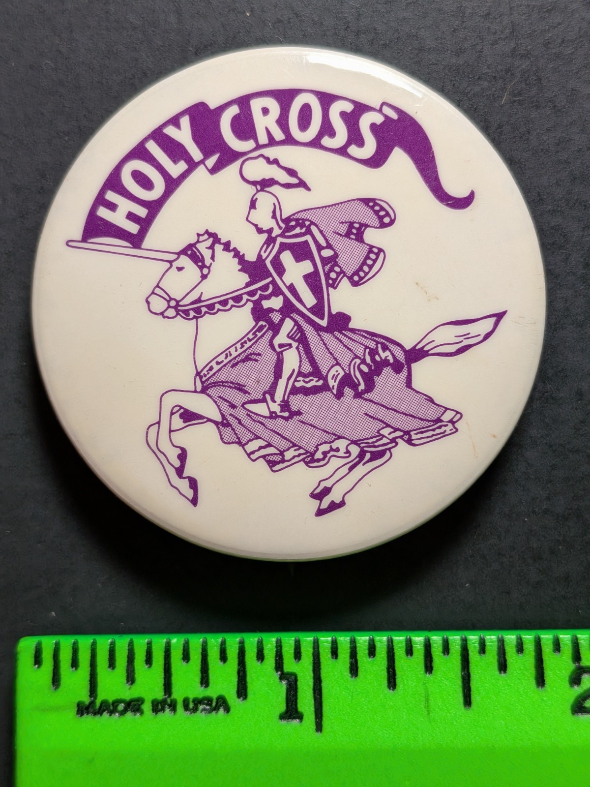 Vintage Holy Cross University Pinback Pin Vintage Holy Cross University Pinback Pin