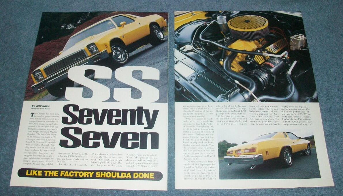 1977 Chevelle Super Sport RestoMod Article \
