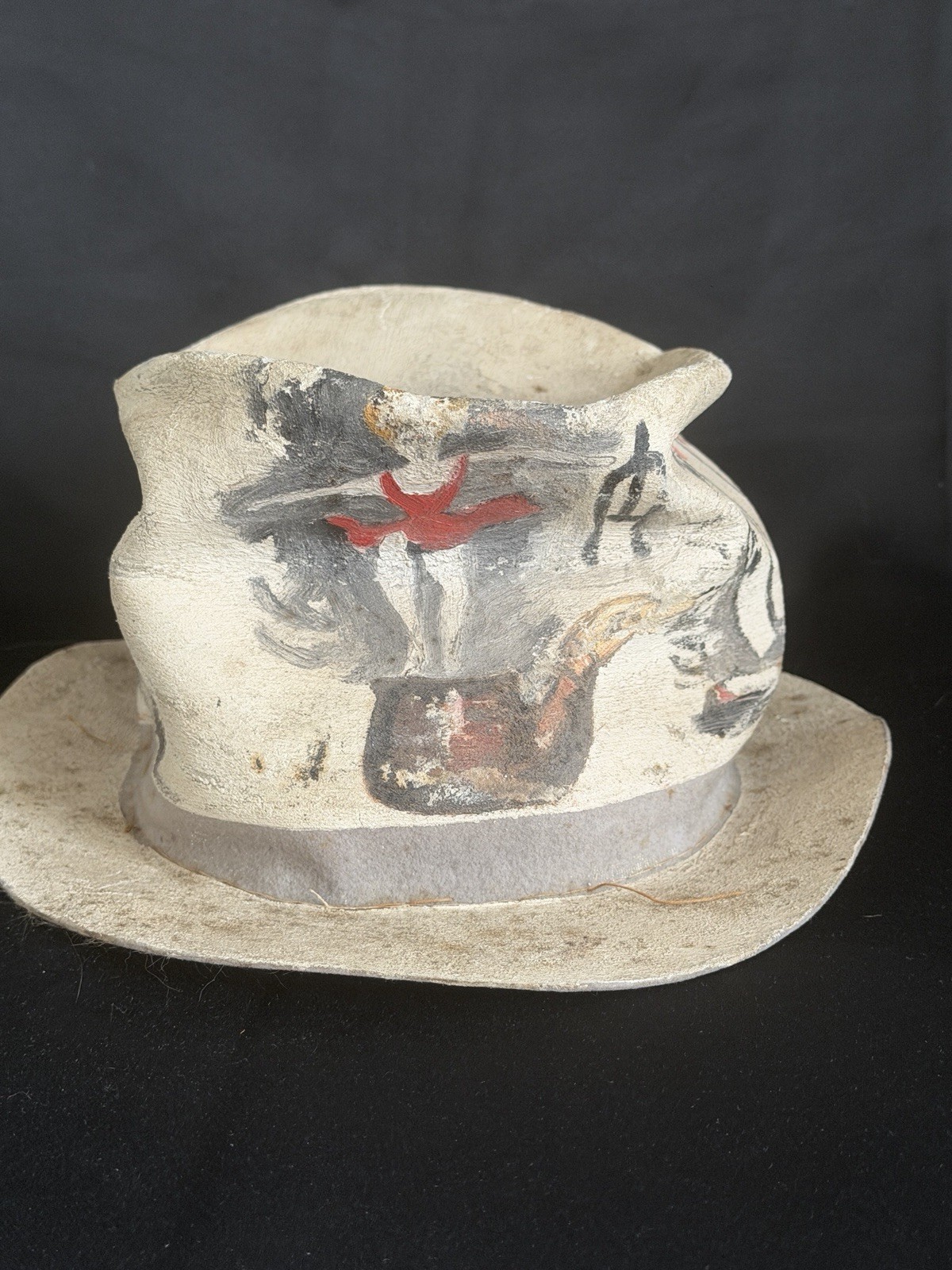 Stanford 1900’s Mad Hatters Plug Ugly Top Hat, Original 1898-1915 Stanford 1900’s Mad Hatters Plug Ugly Top Hat, Original 1898-1915