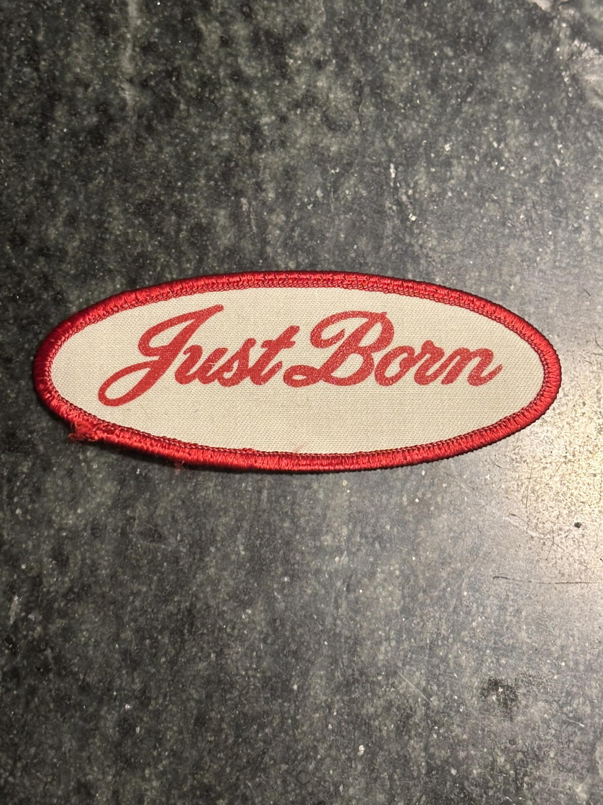 Just Born Candy Bethlehem PA 70s 80s PATCH Rare Vtg 4” Mike Ikes Peeps Just Born Candy Bethlehem PA 70s 80s PATCH Rare Vtg 4” Mike Ikes Peeps