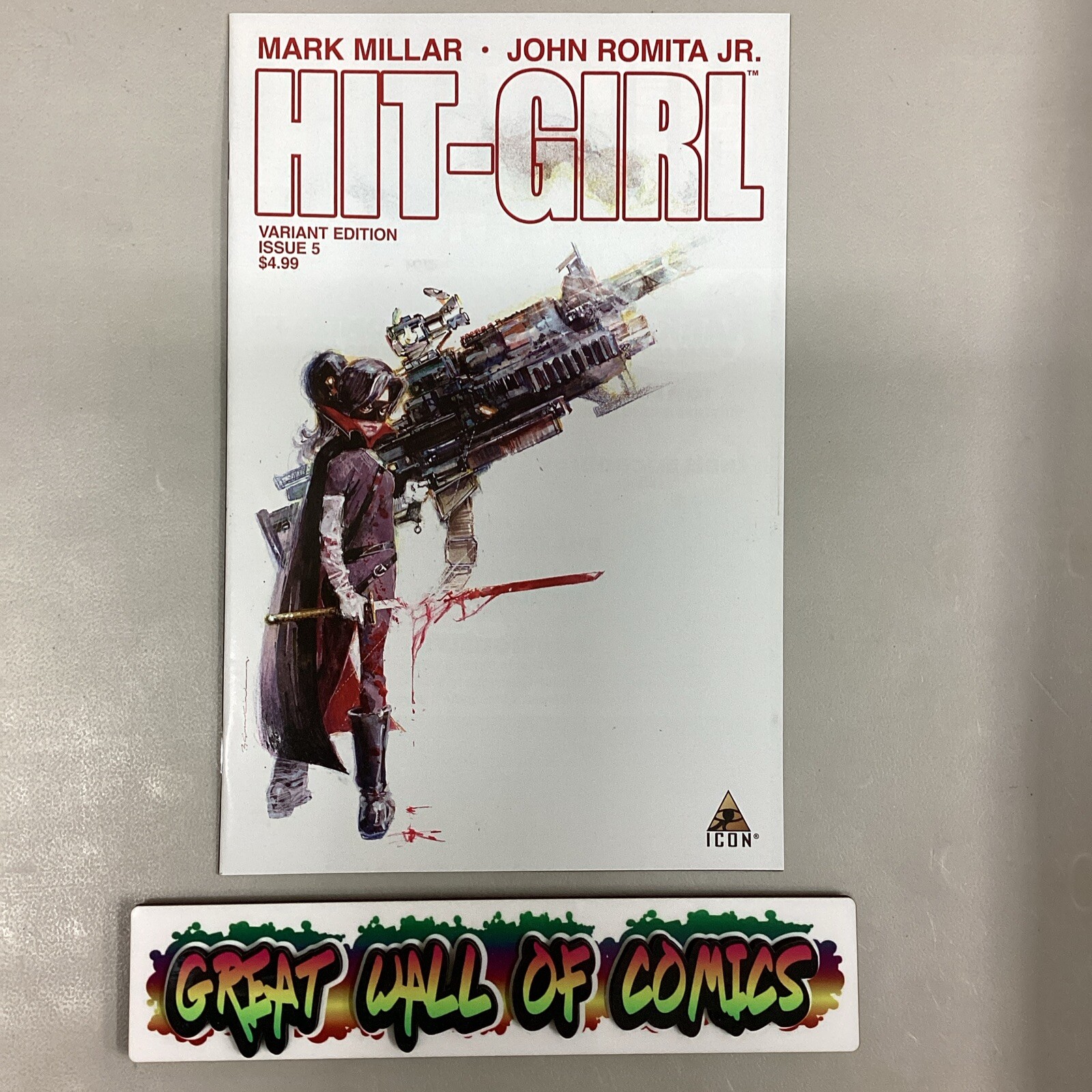 Hit Girl #5 1:25 Bill Sienkiewicz Variant Rare Elektra Assassin Homage VF
