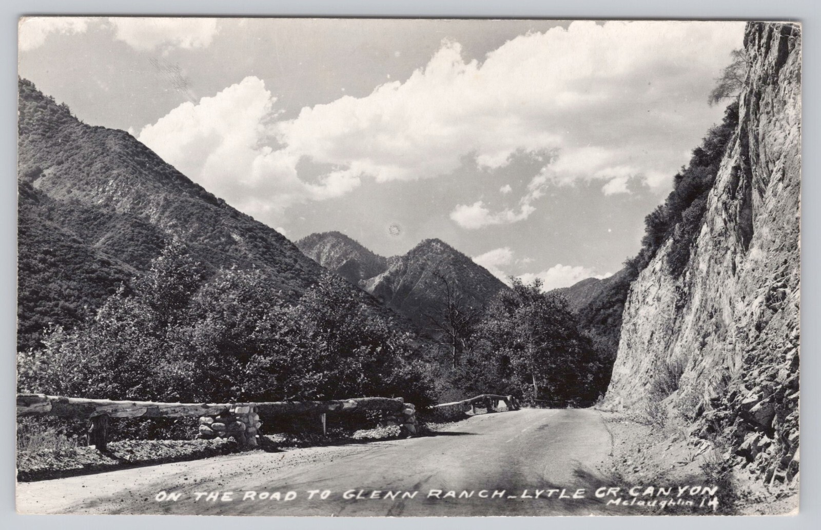 Lytle Creek Canyon California, Glenn Ranch Road, VTG RPPC Real Photo Postcard Lytle Creek Canyon California, Glenn Ranch Road, VTG RPPC Real Photo Postcard