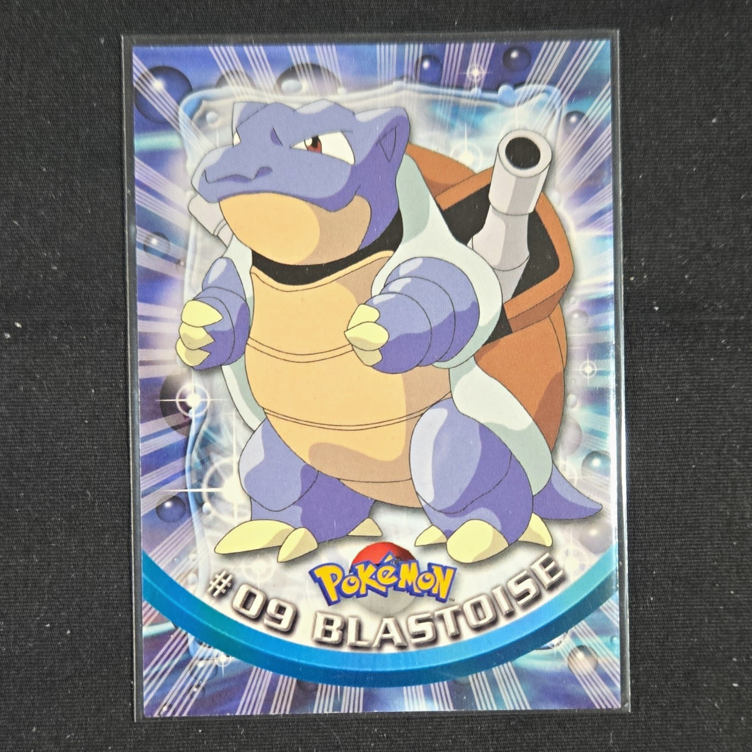 Topps Pokémon TV Animation Edition Blastoise #09 1999 Insert Who\'s That Pokémon?
