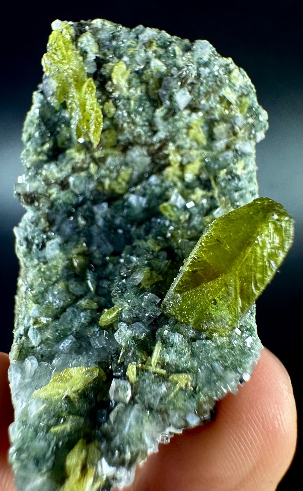 Natural Aesthetic Sphene  crystal specimen @ mineral specimen