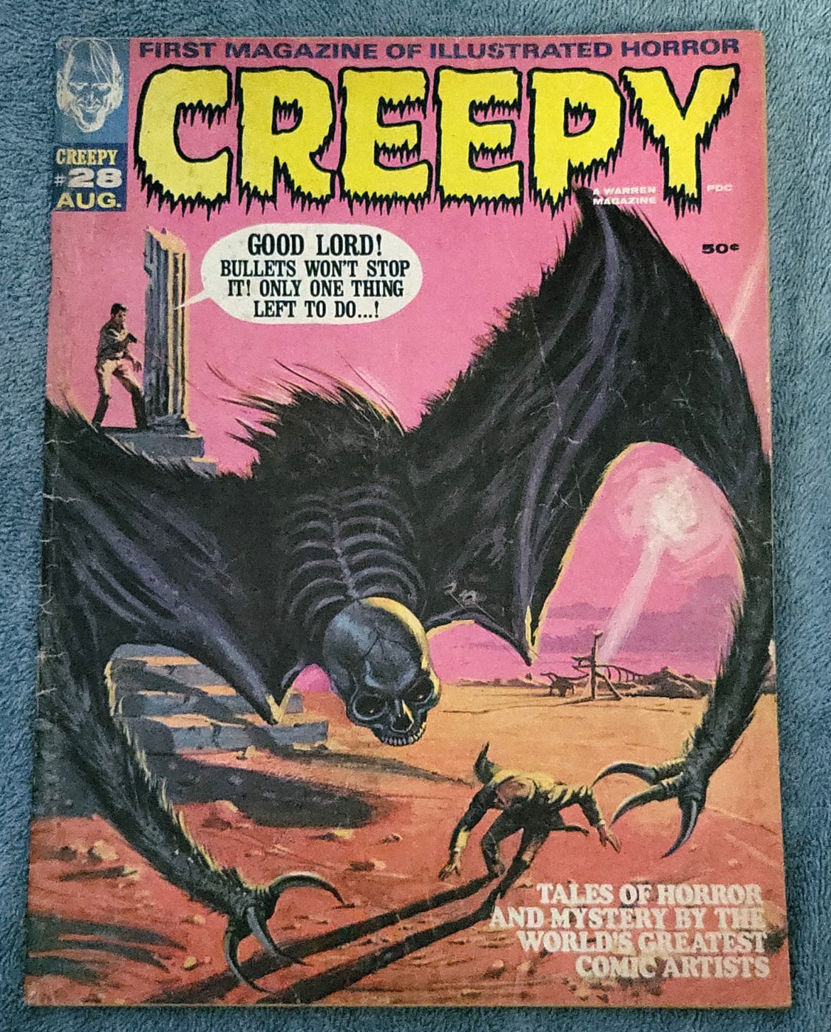 Creepy Magazine #28 Warren Publications 1969 Horror Vic Prezo Cover Art VG