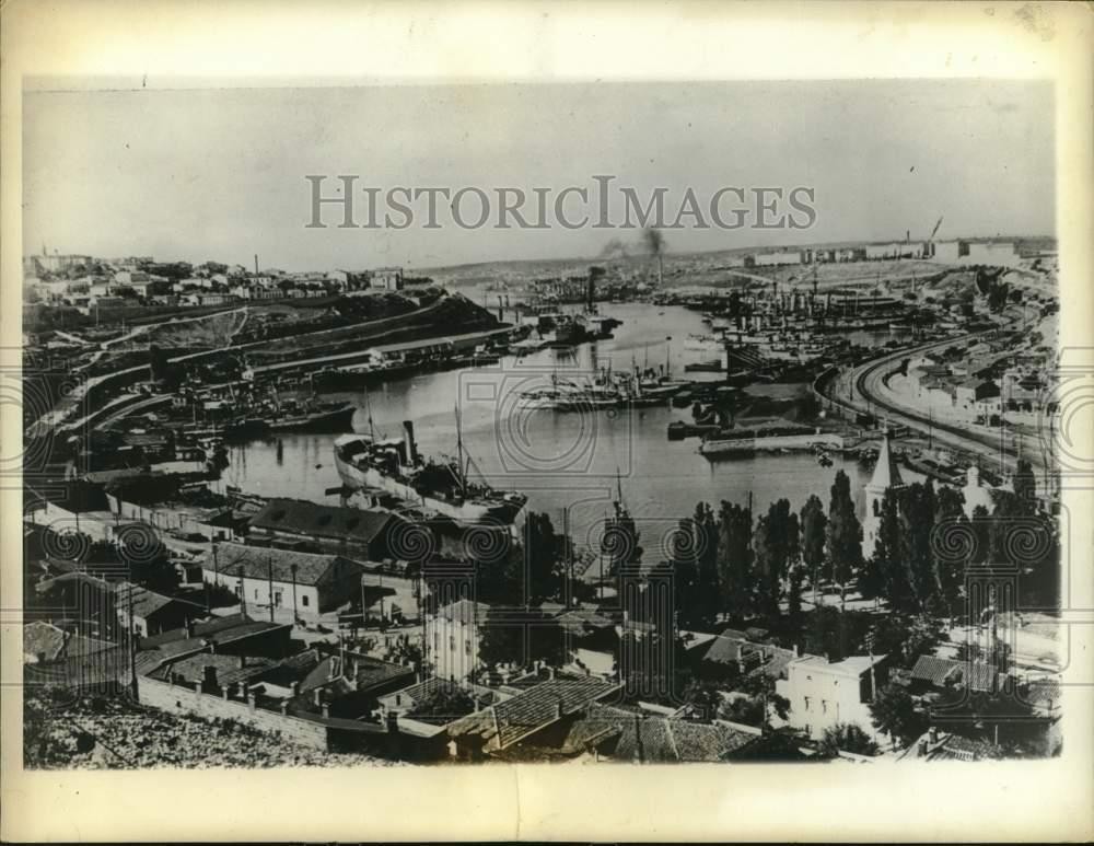 1942 Press Photo Aerial view of the Sevastopol, Crimea in the Soviet Russia 1942 Press Photo Aerial view of the Sevastopol, Crimea in the Soviet Russia