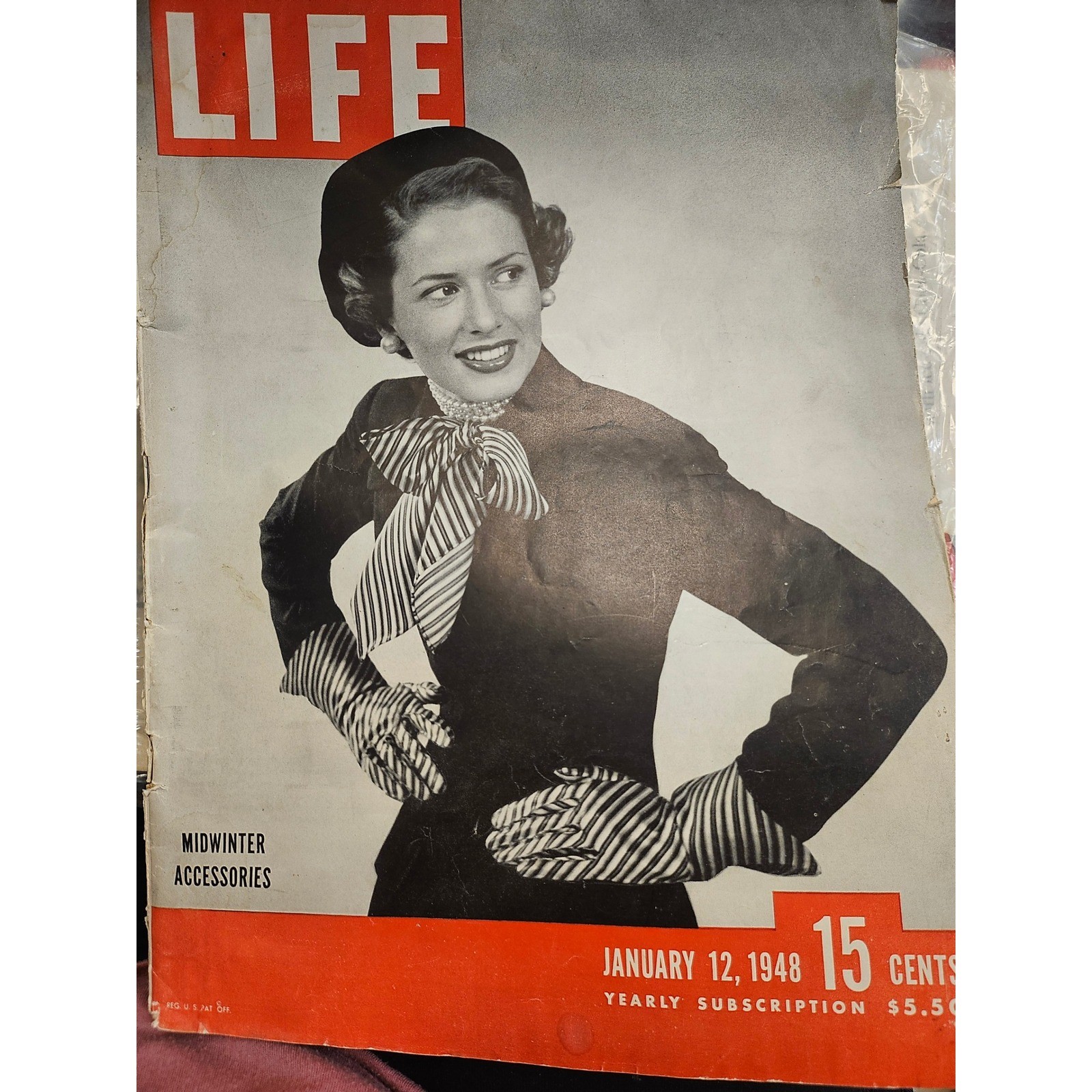 Vintage LIFE Magazine January 12 1948 Midwinter Accessories Campbell Soup Ads Vintage LIFE Magazine January 12 1948 Midwinter Accessories Campbell Soup Ads