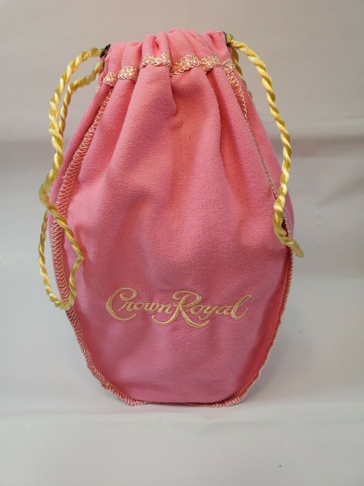 Custom Crown Royal Pink 750ml size Bag Custom Crown Royal Pink 750ml size Bag