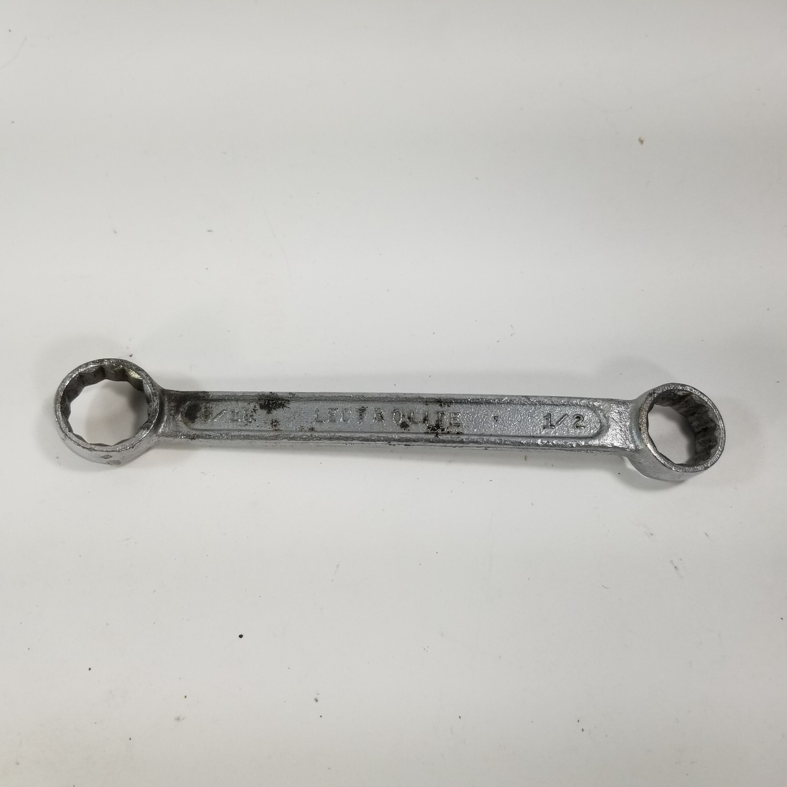 Vintage LECTROLITE Tools Double Box End Wrench 1/2 Vintage LECTROLITE Tools Double Box End Wrench 1/2