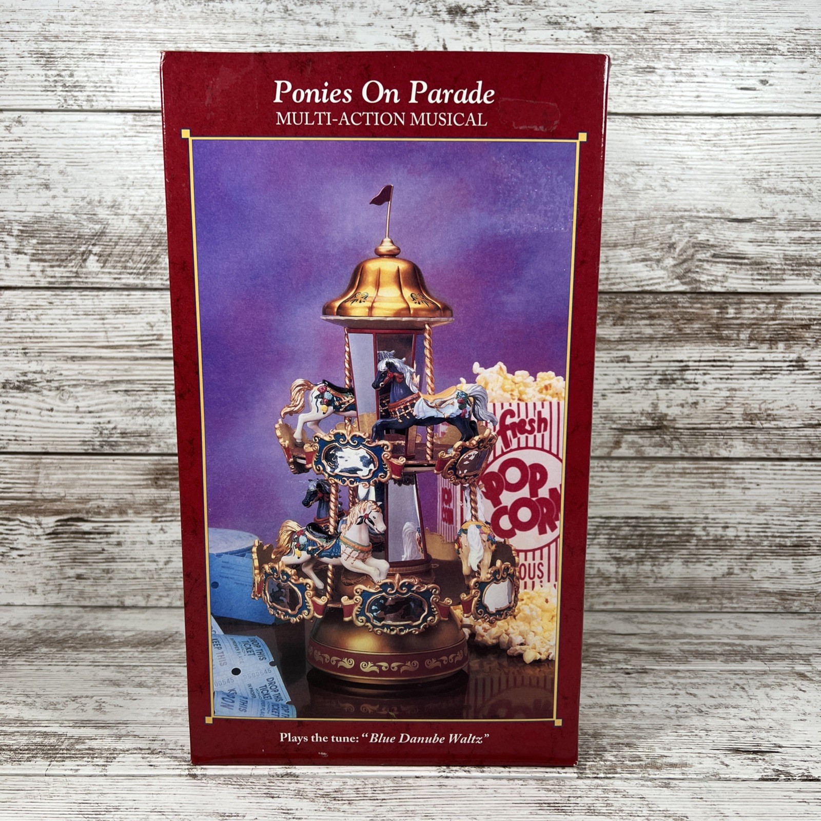 Enesco Ponies On Parade (1996) Multi-Action Musical Carousel (NEW/NIB) Enesco Ponies On Parade (1996) Multi-Action Musical Carousel (NEW/NIB)