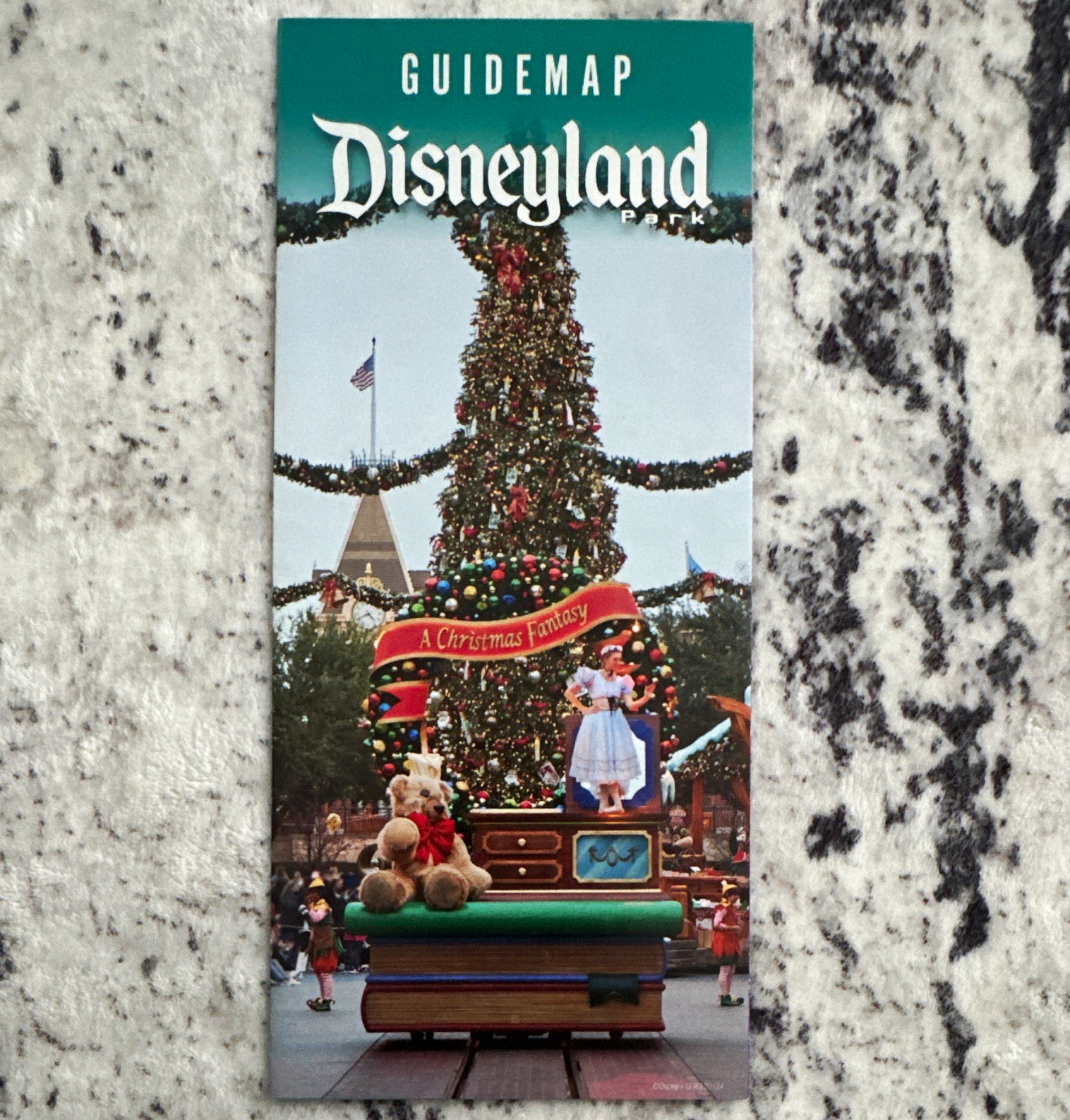 Disney Disneyland Park Guide Map 
