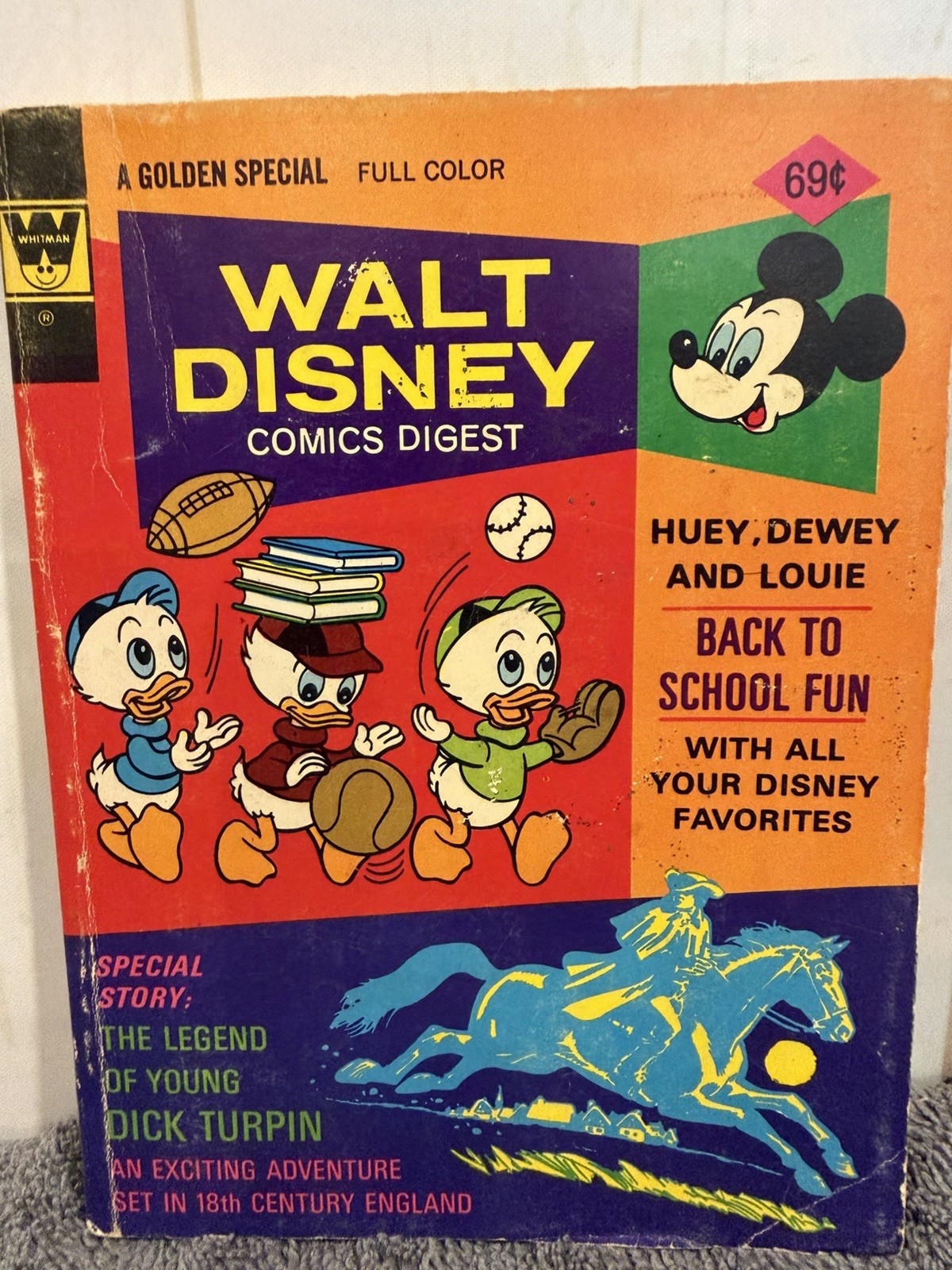 1975 Old WALT DISNEY Comics Digest #56 WHITMAN 128 pages Stories & Games ⚡️⚡️ 1975 Old WALT DISNEY Comics Digest #56 WHITMAN 128 pages Stories & Games ⚡️⚡️