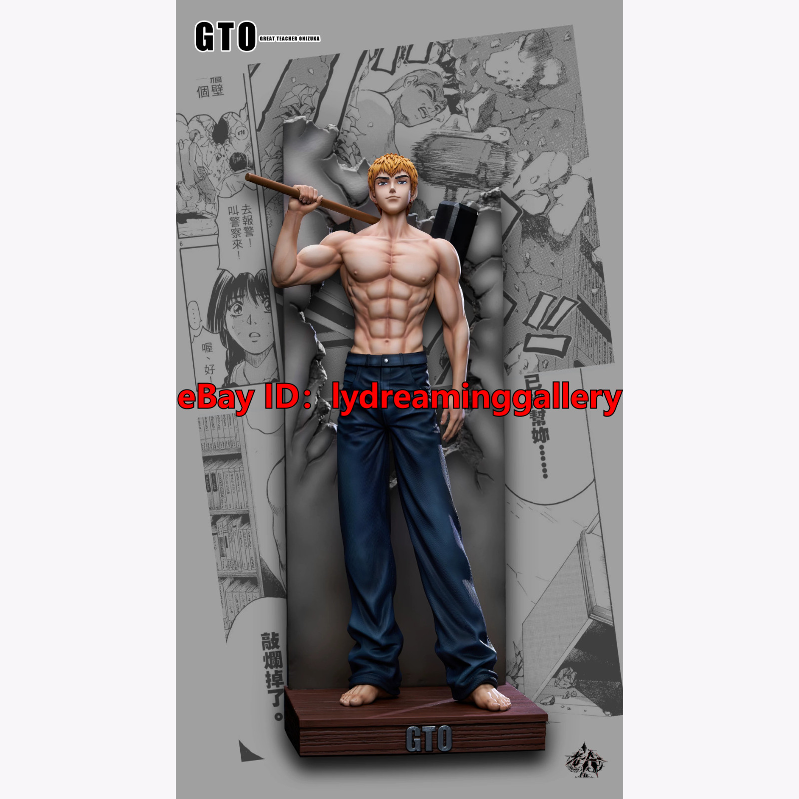 Pre-sale Old A Studio GTO Eikichi Onizuka 1/6 Scale Limited Collectible Statue