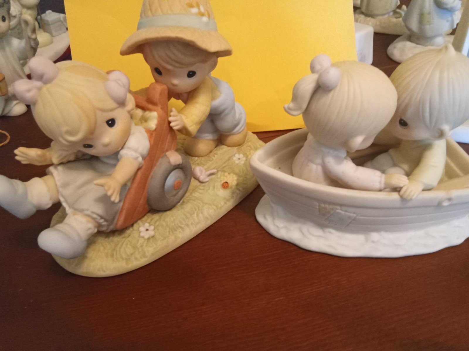 Precious Moments-vintage- group of 2-both of them together for one price-perfect Precious Moments-vintage- group of 2-both of them together for one price-perfect