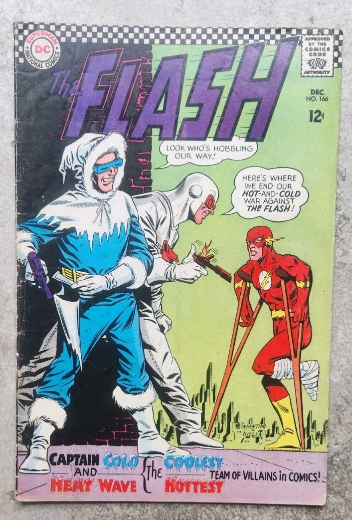 The Flash # 166 (GD/VG 3.0) 1966. The Flash # 166 (GD/VG 3.0) 1966.