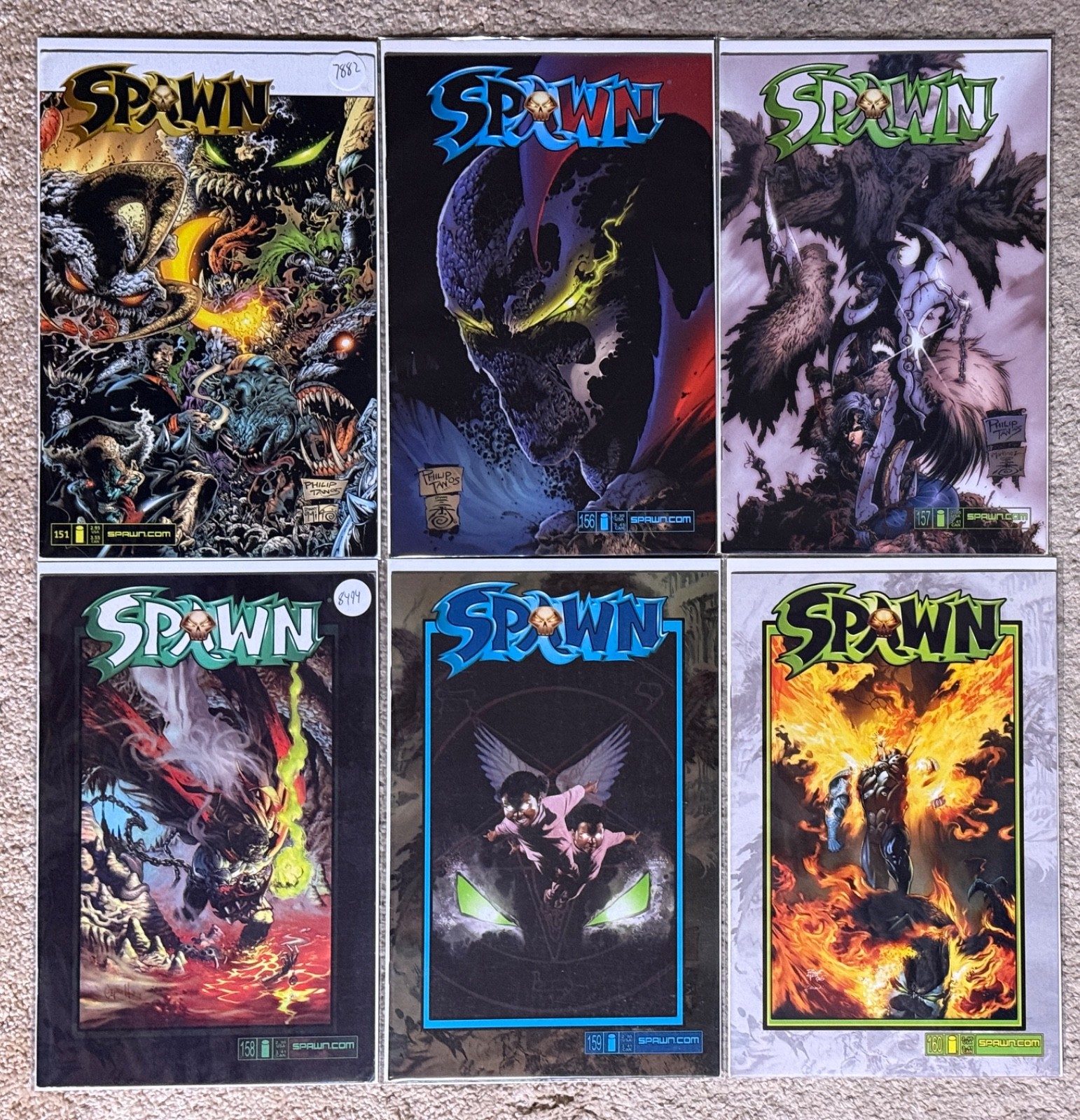 Spawn 151 156-160 166-169 172 173 186-191 Todd McFarlane 21 Issue Lot