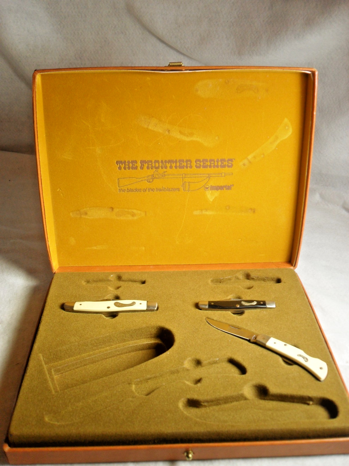 Imperial Knife Frontier Series Salesman Sample Kit From 1990's But NEW