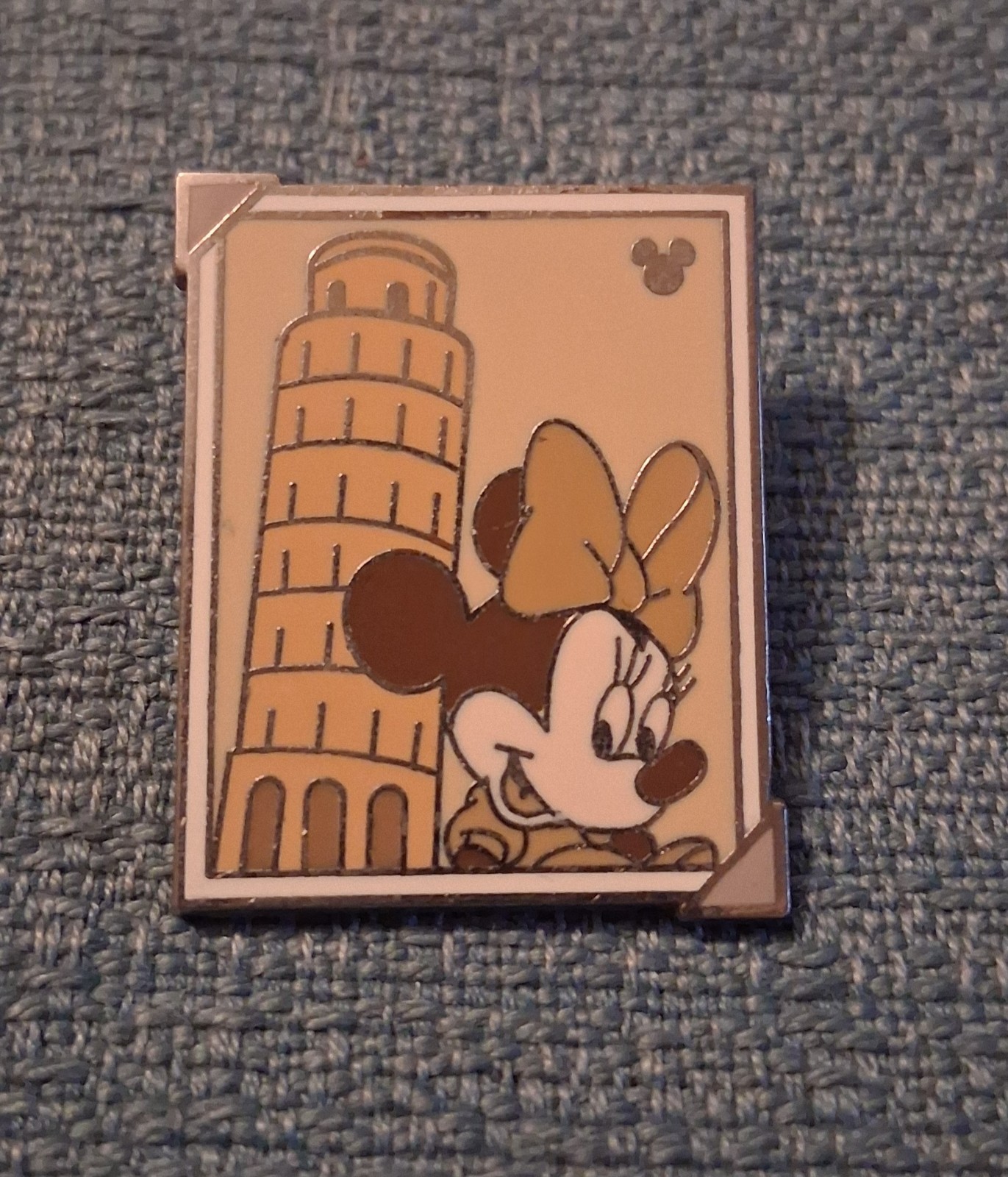 Minnie Mouse Leaning Tower Of Pisa Disney Collector Pin Minnie Mouse Leaning Tower Of Pisa Disney Collector Pin