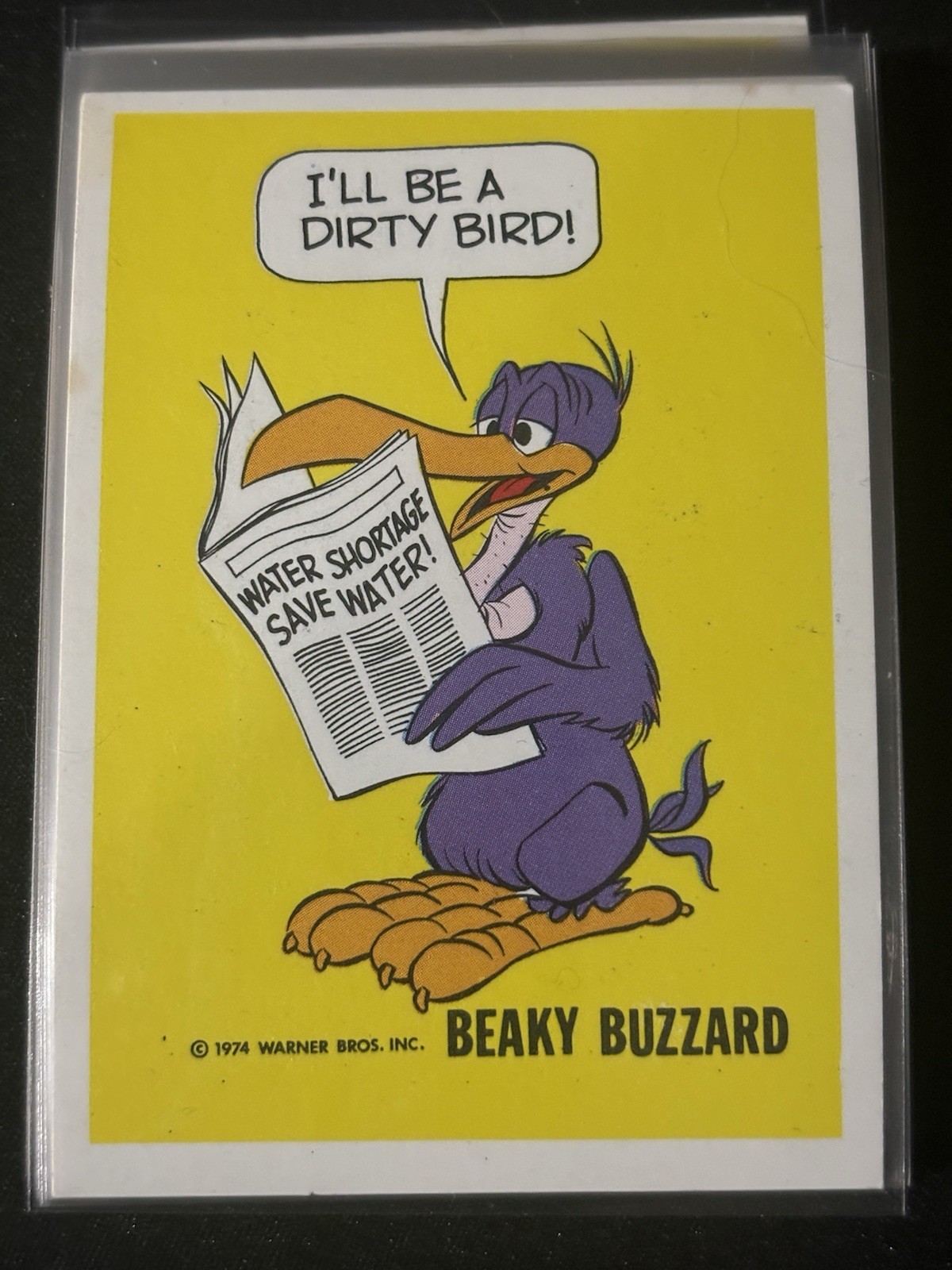 1974 Warner Bros. Looney Tunes Non-Sport Trading Card Beaky Buzzard Comedy 1974 Warner Bros. Looney Tunes Non-Sport Trading Card Beaky Buzzard Comedy