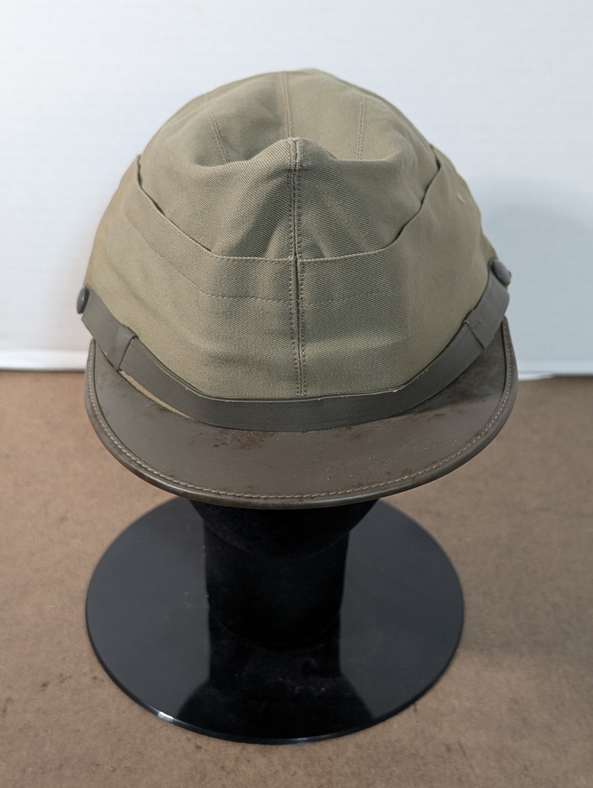 Vintage Italian Military Cap Size 60 Cold War 1950s 1960s Visored Bustina Rome