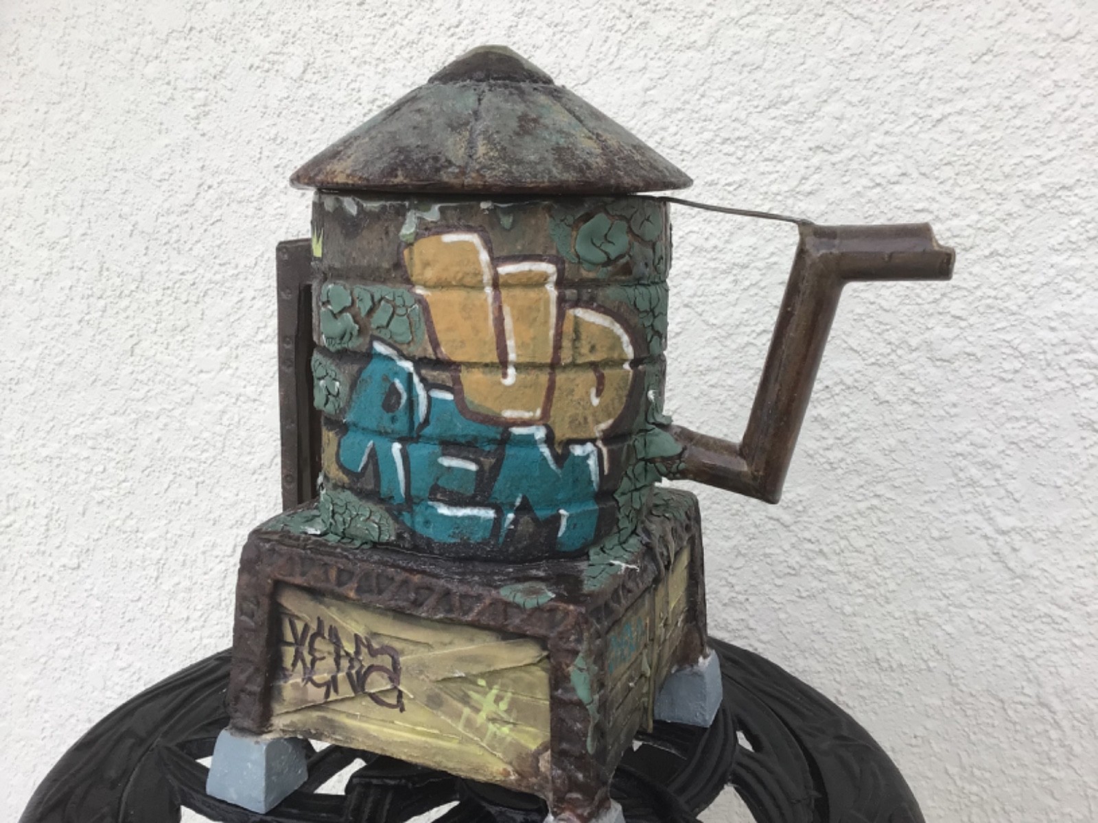 water towers Tankkard hand thrown by artist Roberto Lugo