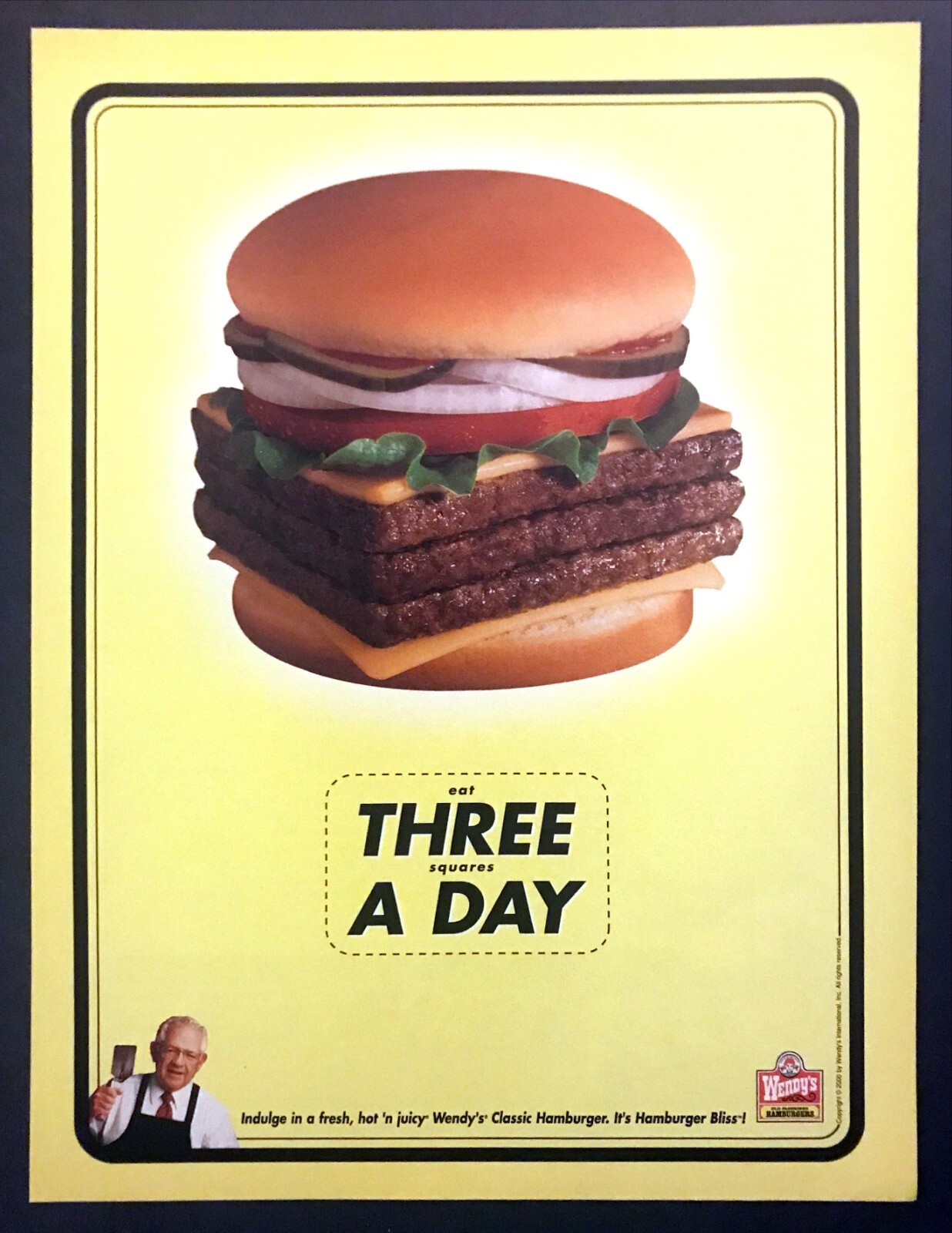 2000 Dave Thomas Wendy\'s Restaurants \ 2000 Dave Thomas Wendy\'s Restaurants \