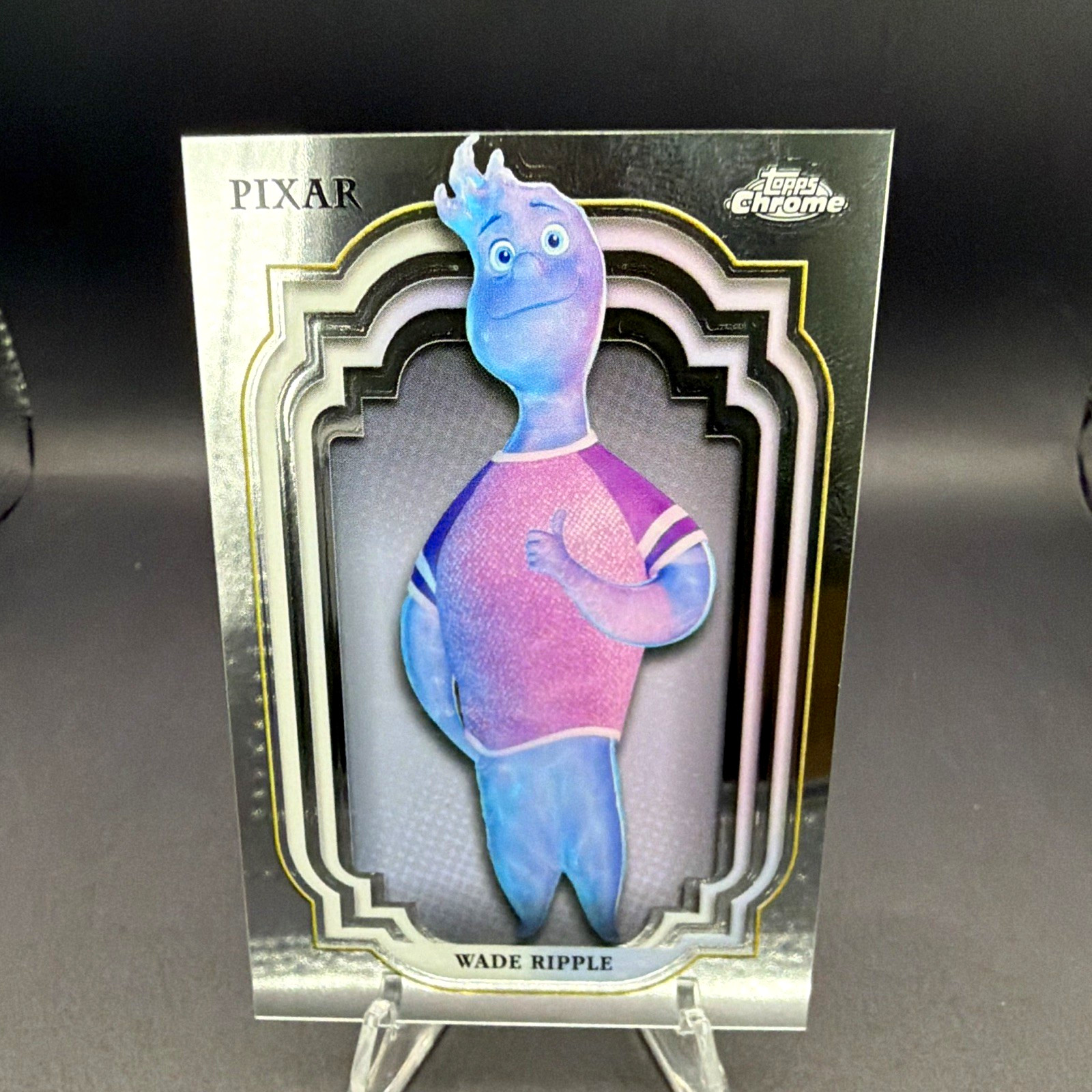 Topps 2024 Topps Chrome Pixar Disney Elemental Wade Ripple #58 Base Set Card