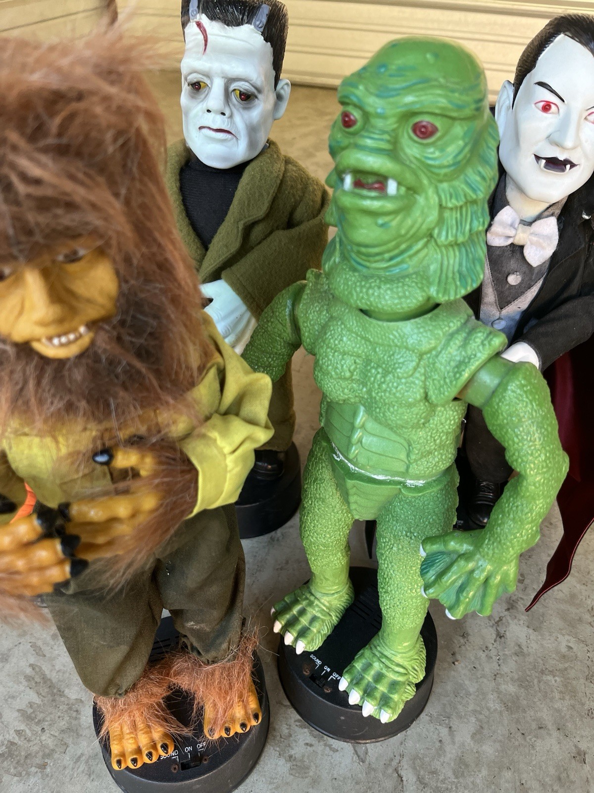 Vintage 1992 Telco Monster Motion-ettes BUNDLE OF 5 READ DESCRIPTION