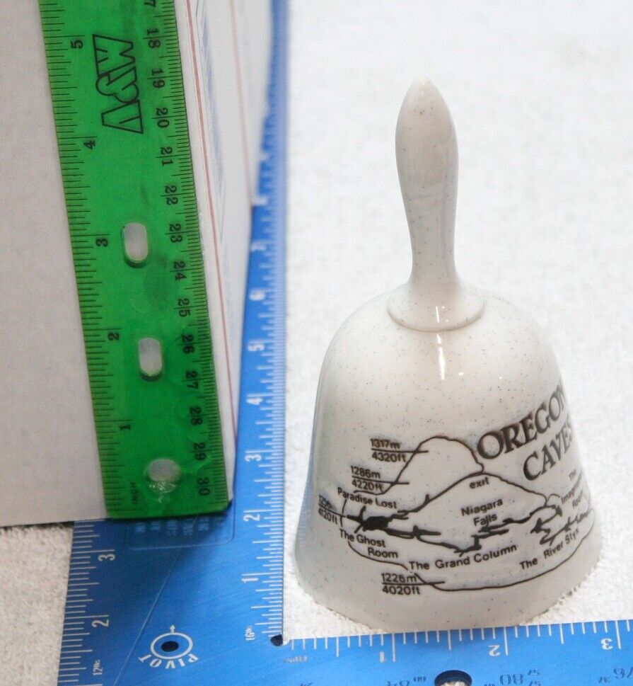Oregon Caves Collector Bell Engraved Lettering