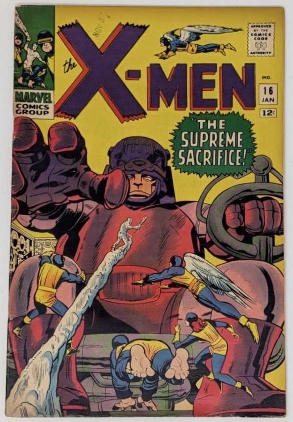 The X-Men #16 The Supreme Sacrifice Vintage Marvel Comics Group January 1966