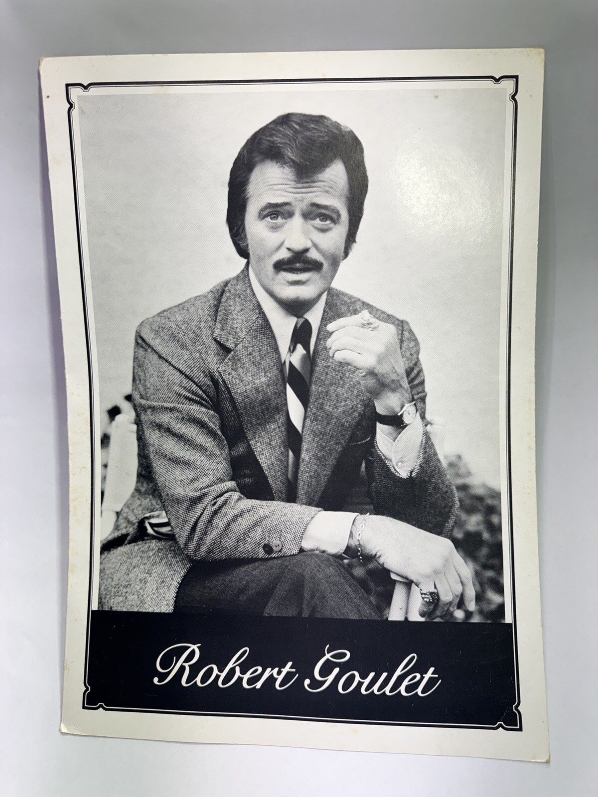 Vintage 1982 Robert Goulet Dunes Hotel & Country Club Las Vegas Menu Ephemera ￼