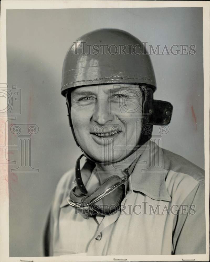1948 Press Photo Roland Free of Hollywood, CA, motorcyclist and Indy 500 racer 1948 Press Photo Roland Free of Hollywood, CA, motorcyclist and Indy 500 racer