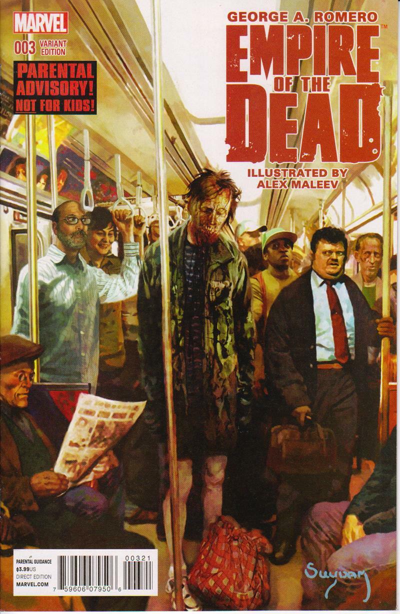 GEORGE A. ROMERO EMPIRE OF THE DEAD #3 1/75 SUYDAM VARIANT COVER MARVEL COMICS