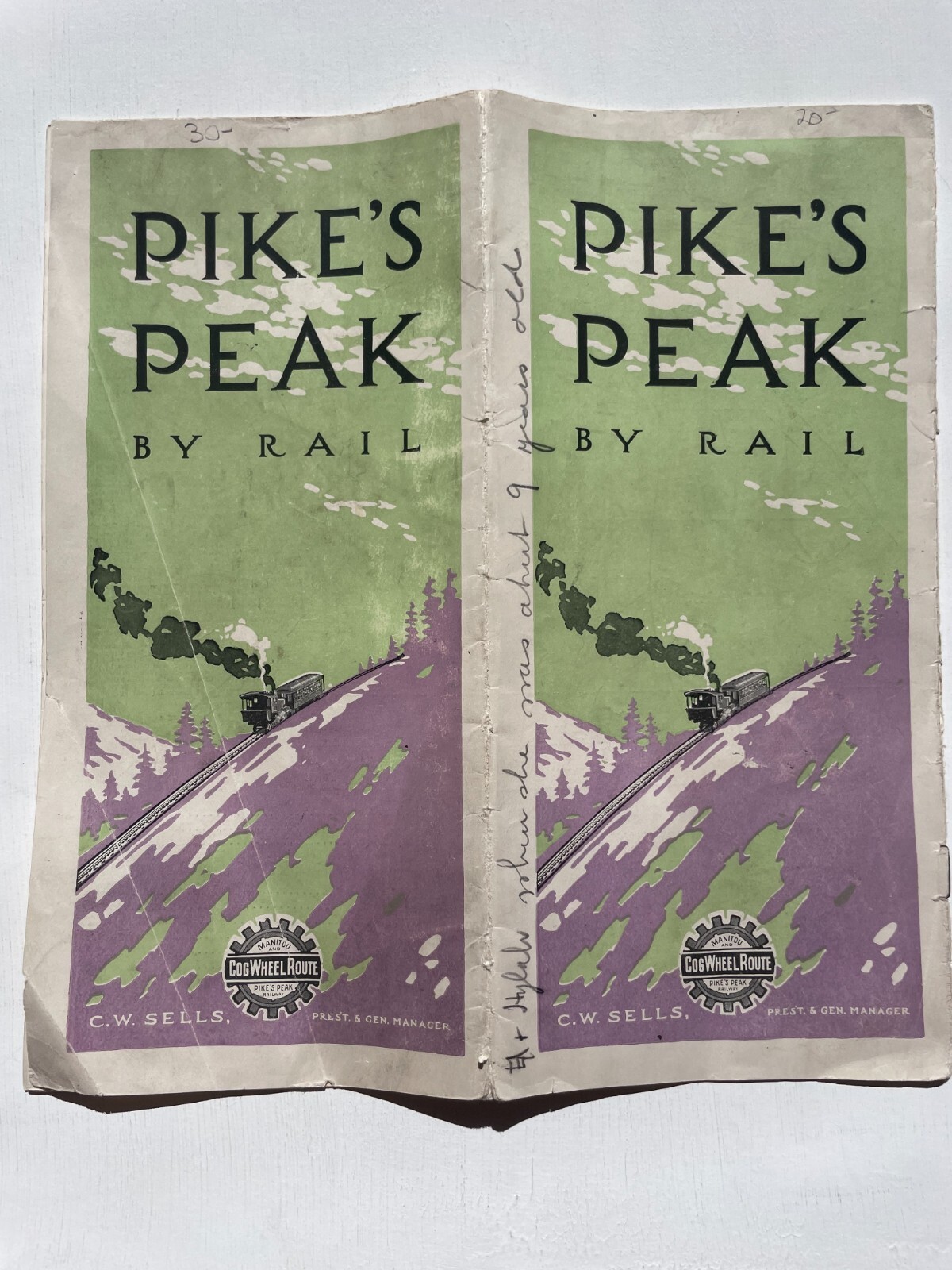 1903 Pike's Peak Colorado Travel Brochure 1903 Pike's Peak Colorado Travel Brochure