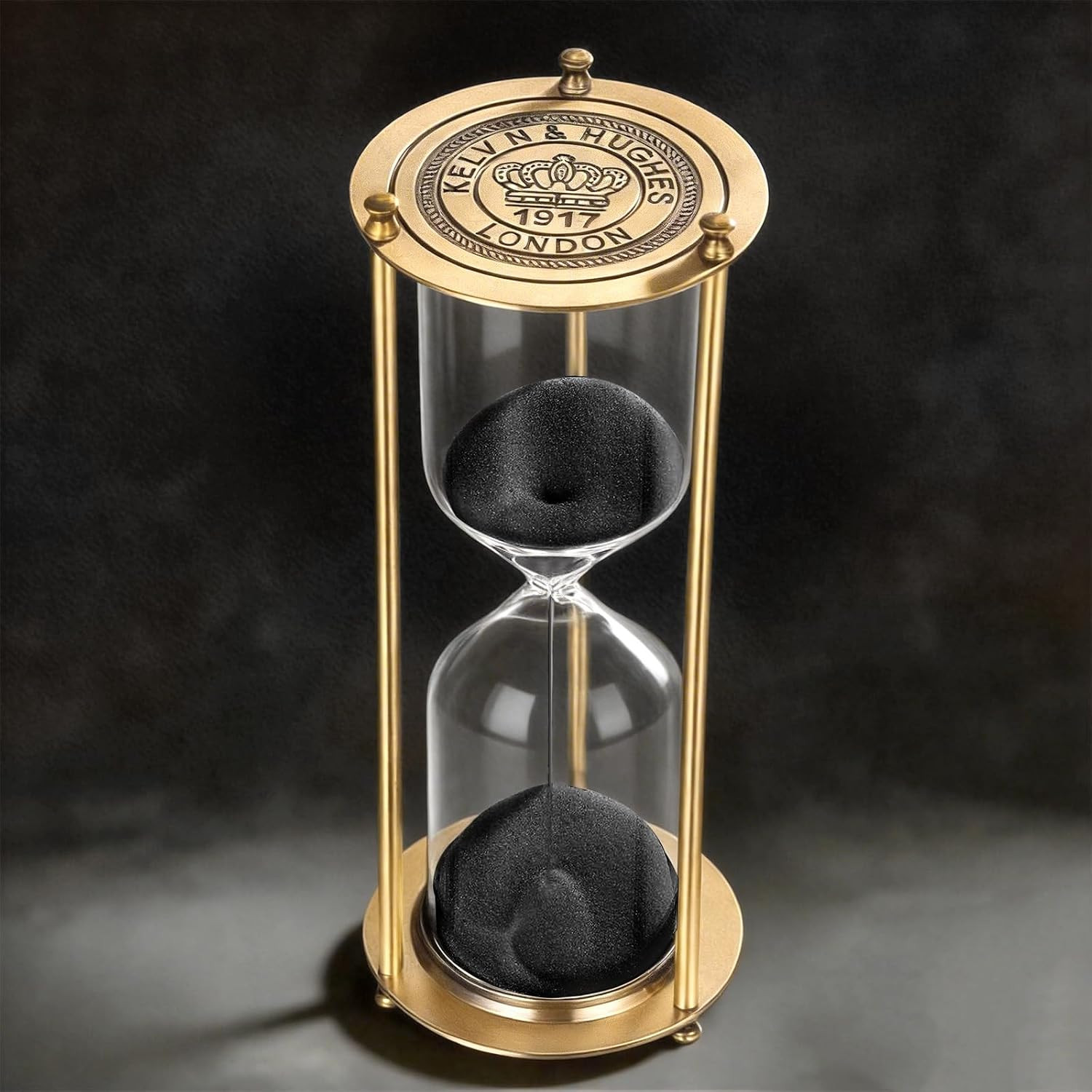 Hourglass Sand Timer, Kelvin Vintage Metal Hour Glass 30 Minute for Decor Hourglass Sand Timer, Kelvin Vintage Metal Hour Glass 30 Minute for Decor