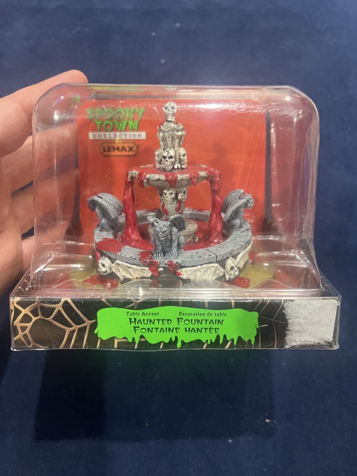 Haunted Fountain #03814 - 2010 Lemax Spooky Town - Halloween - RETIRED 2015 -EUC